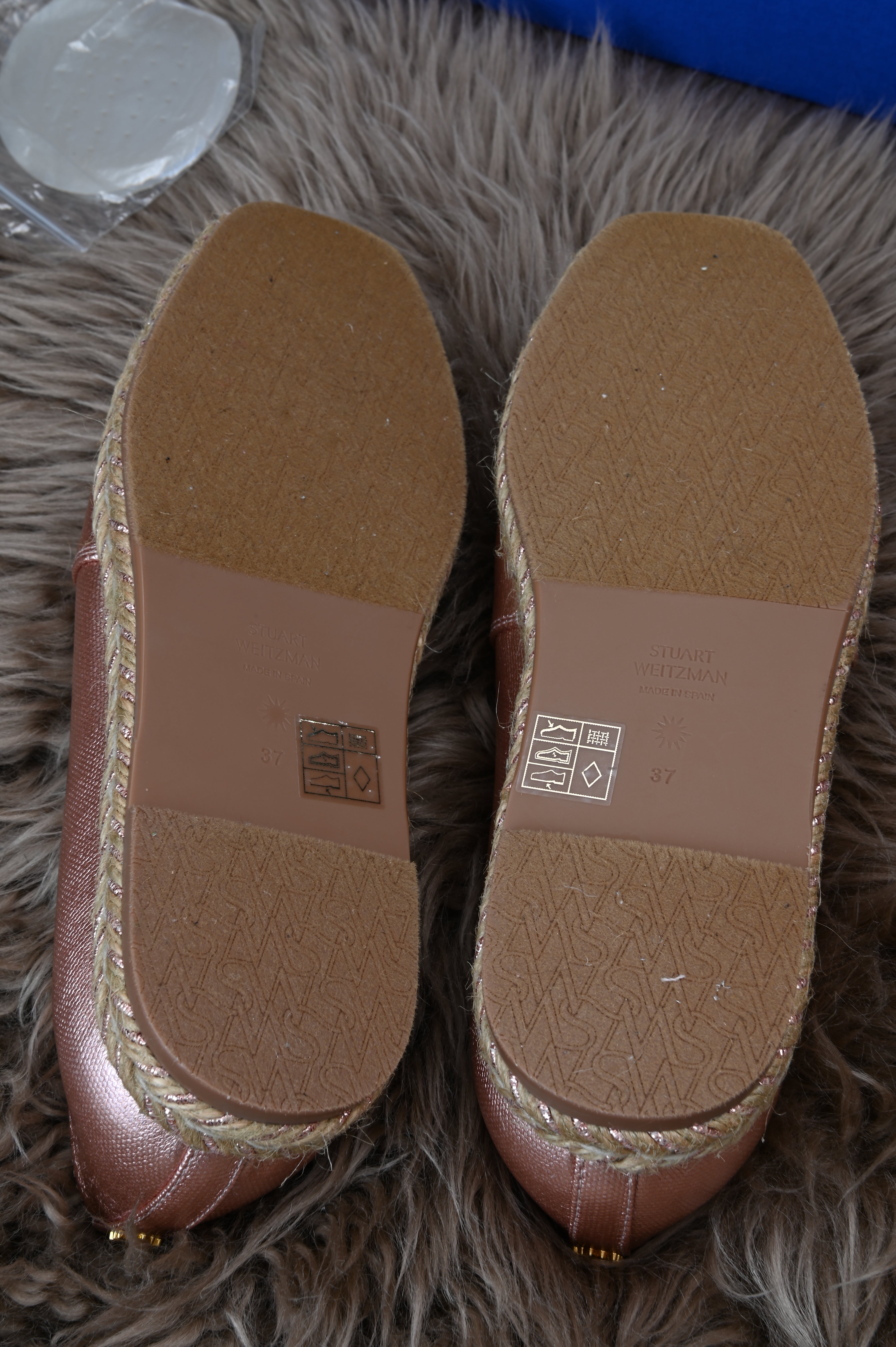 Stuart Weitzman Espadrillas Femme Tissu Rose