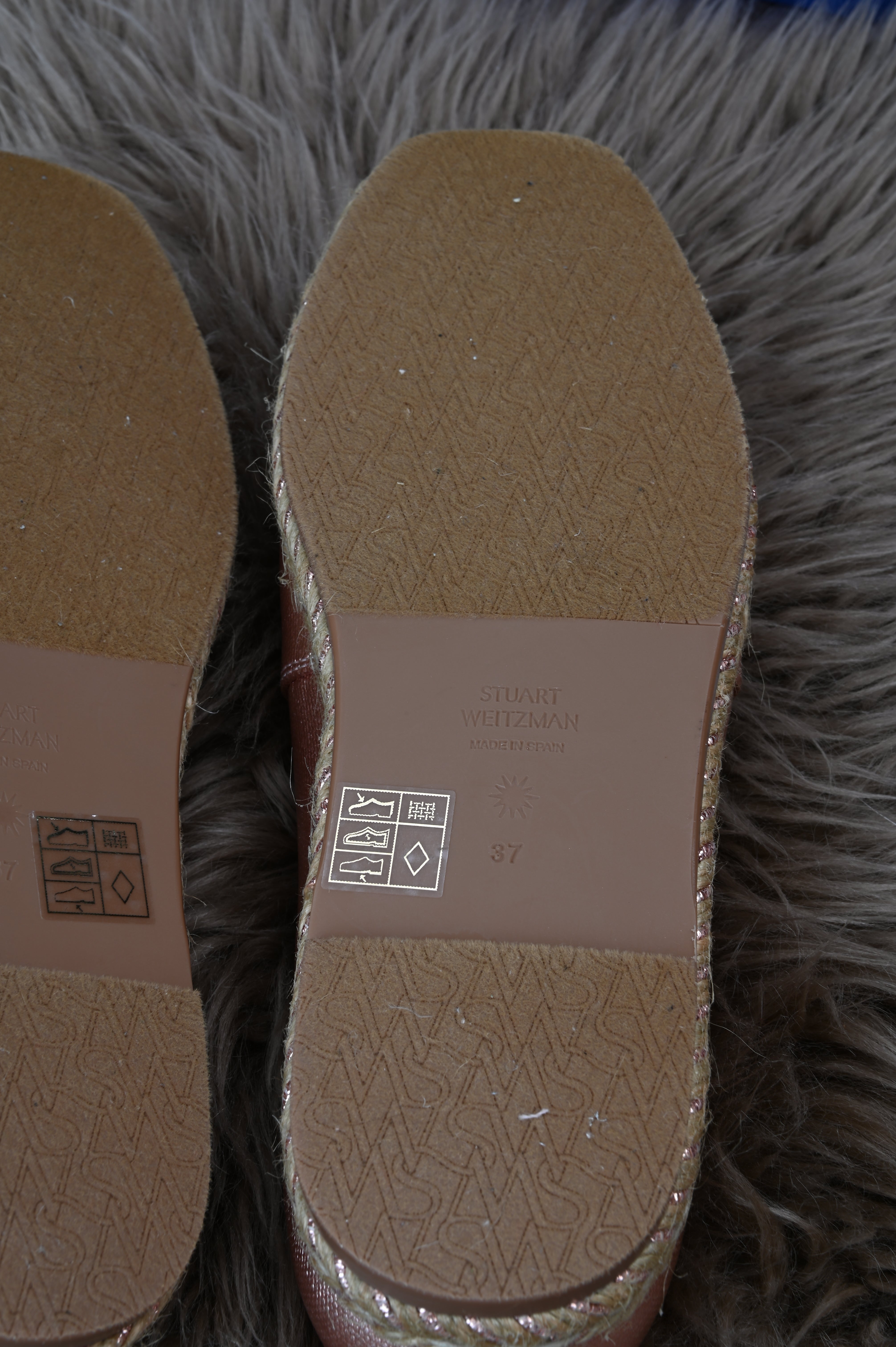 Stuart Weitzman Espadrillas Femme Tissu Rose