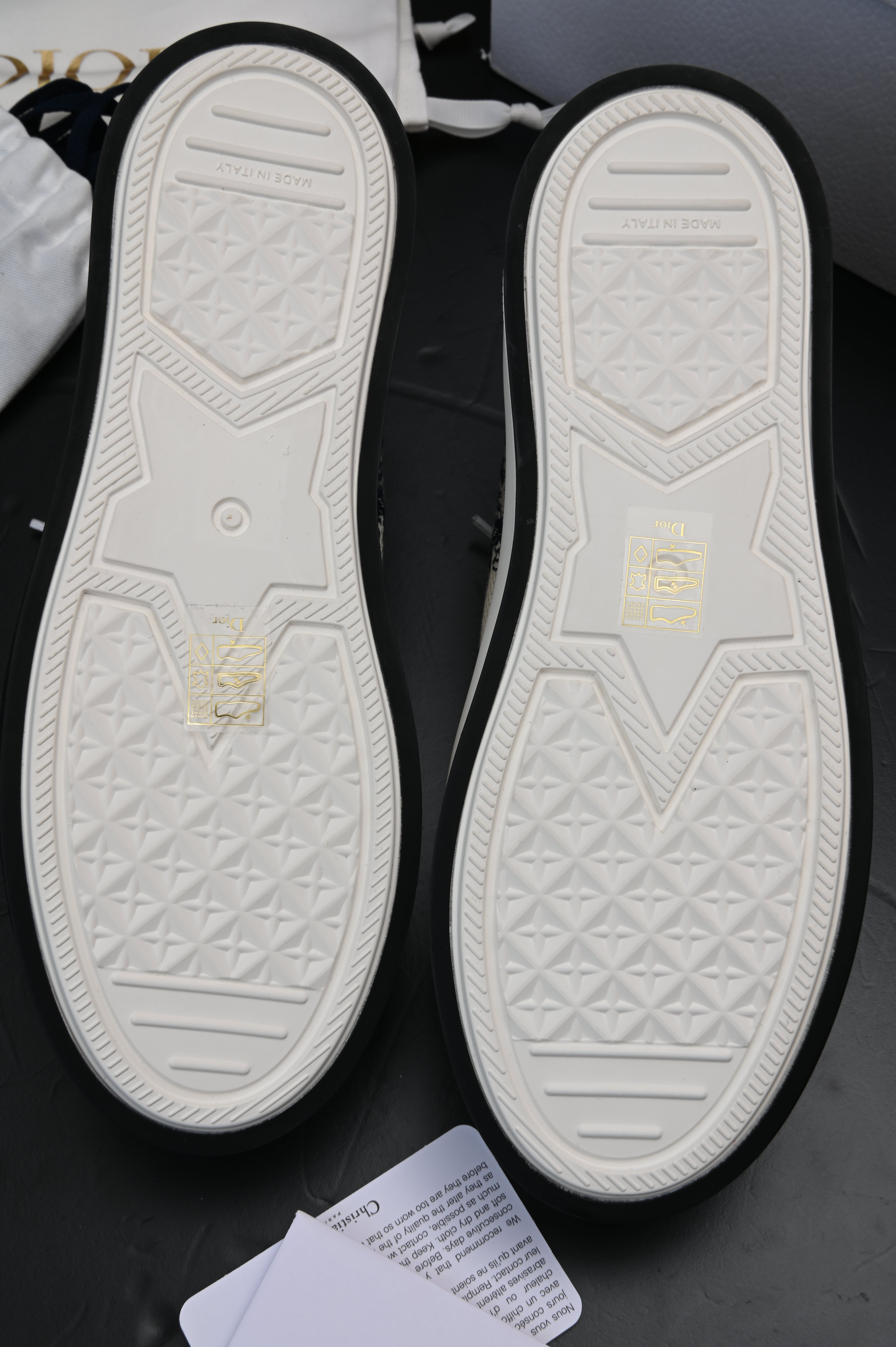 Christian Dior Walk'n'Dior Sneaker Blue Toile de Jouy Embroidered Cotton