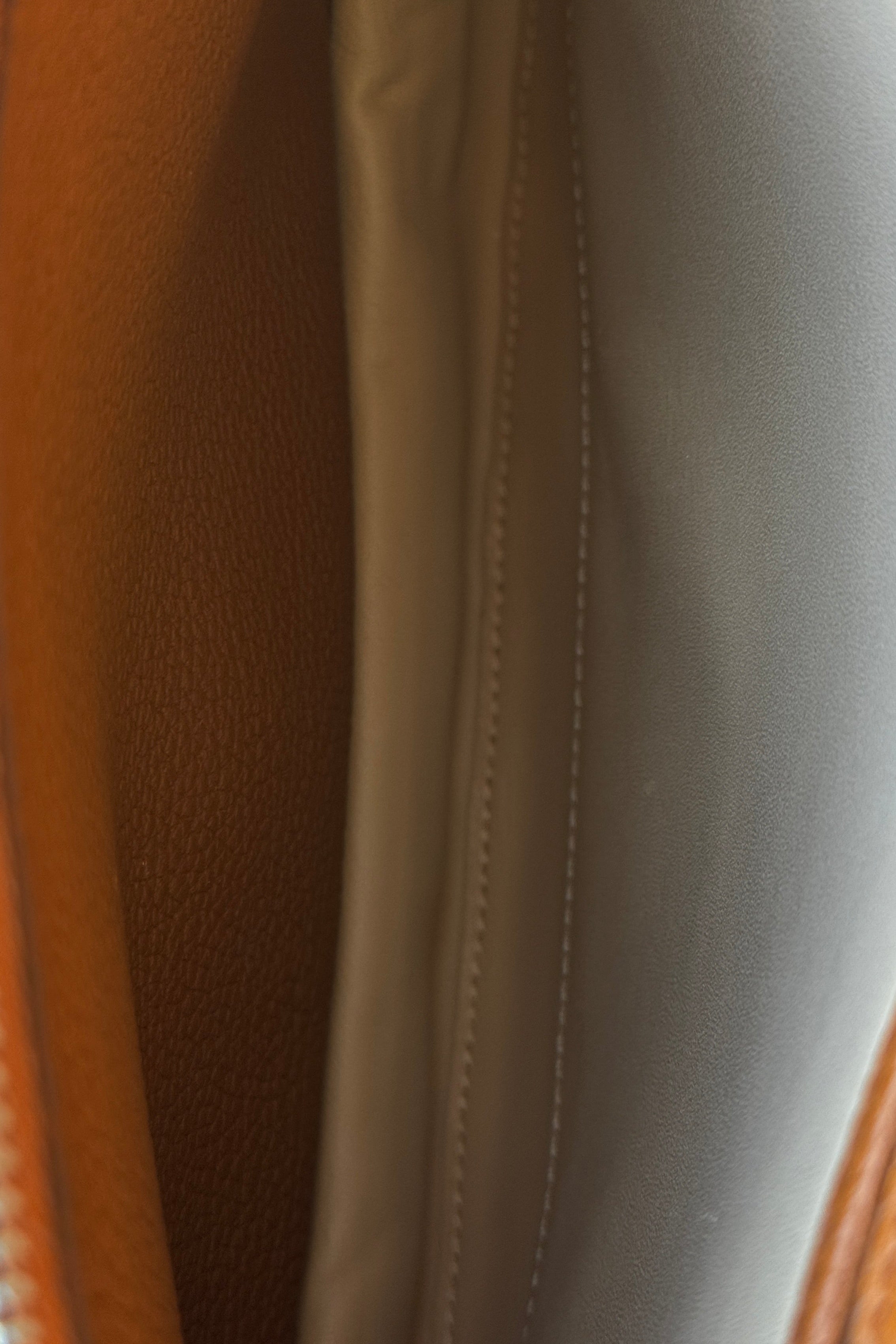 Delvaux Le Mutin Brown Saddle Bag part