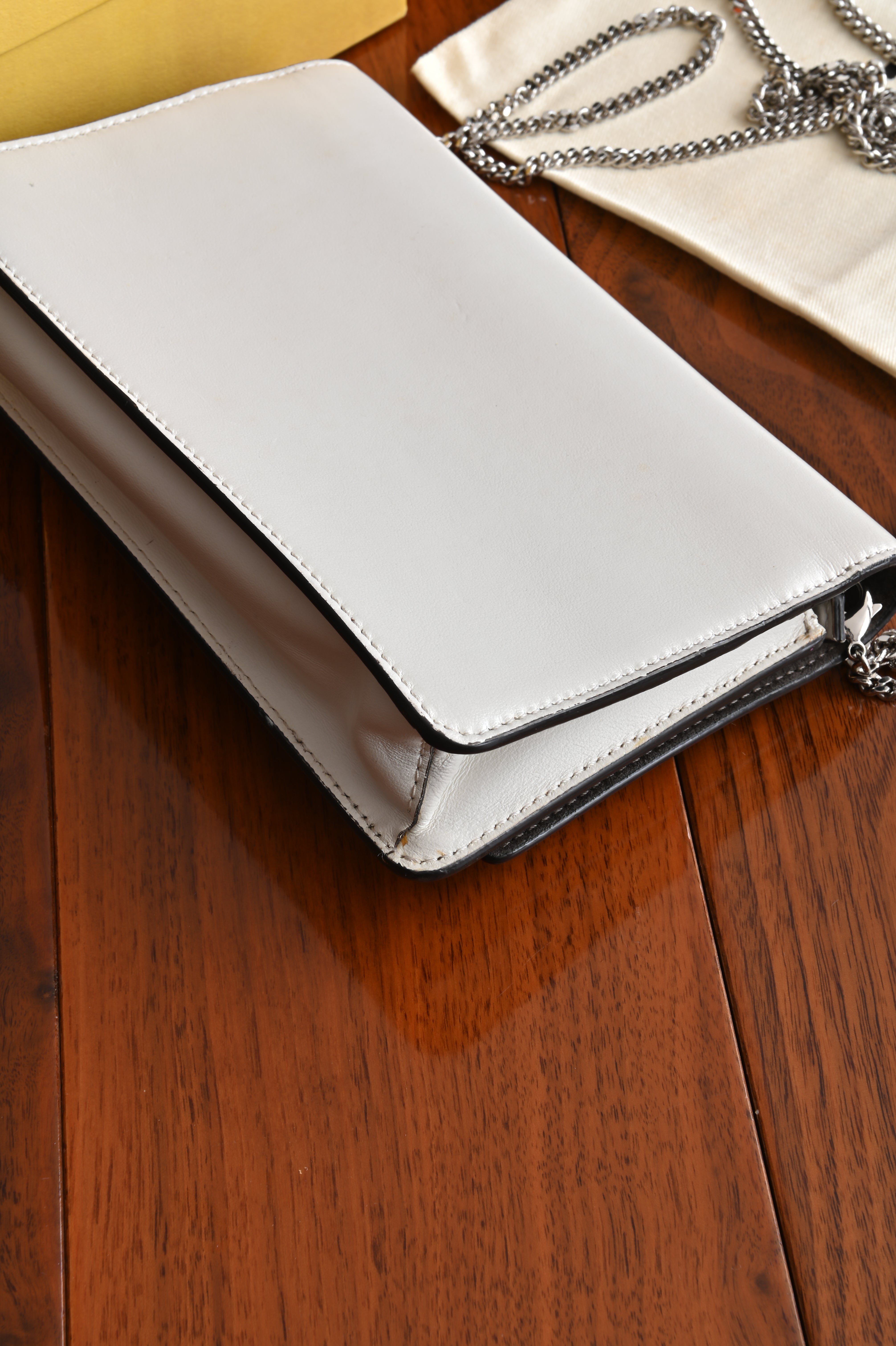 Fendi Floral Wallet on Chain Multicolor Bag back corner two