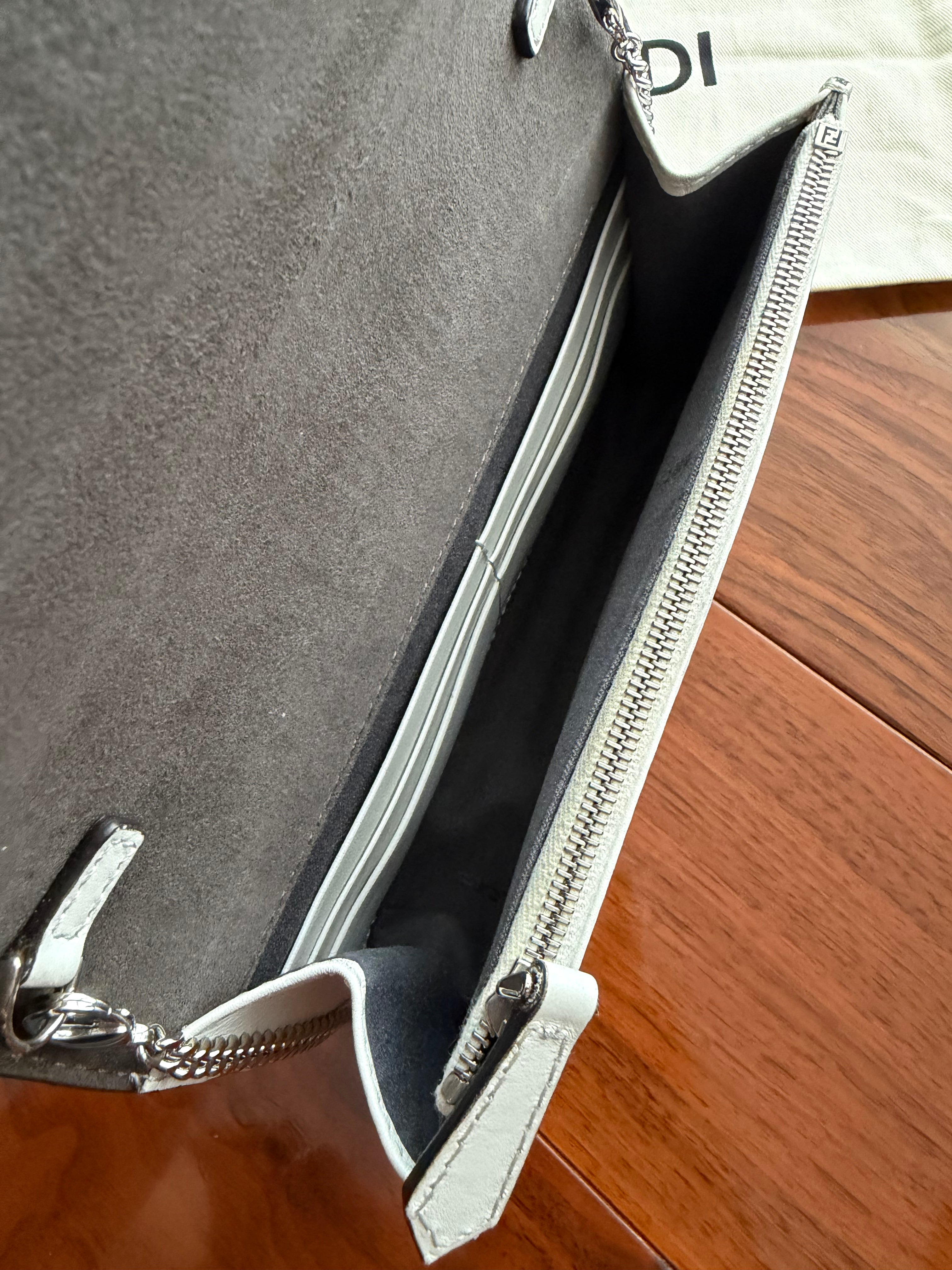 Fendi Floral Wallet on Chain Multicolor Bag inside