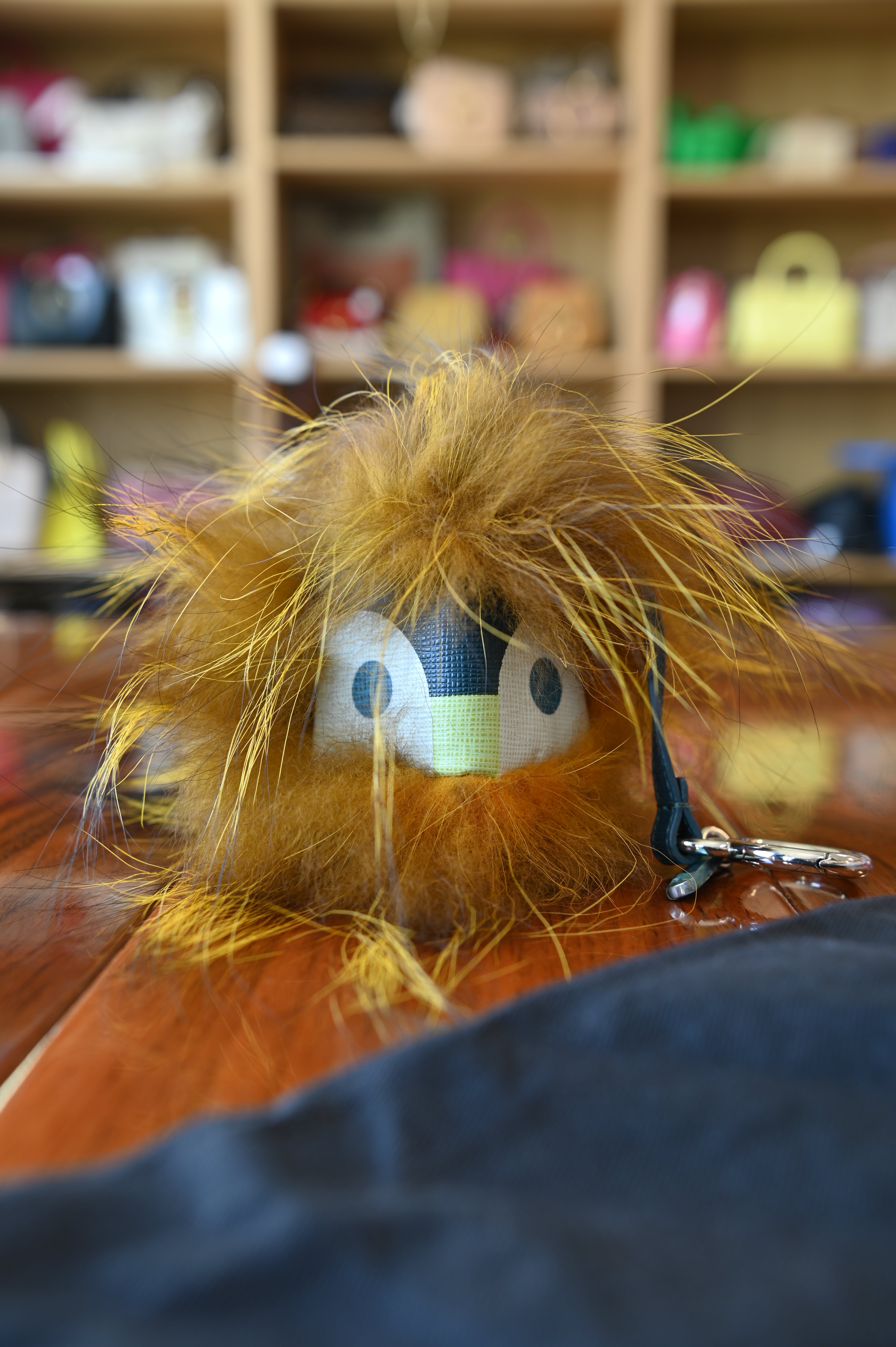 Fendi Lucy Jr Fox Fur Monster Bug Charm