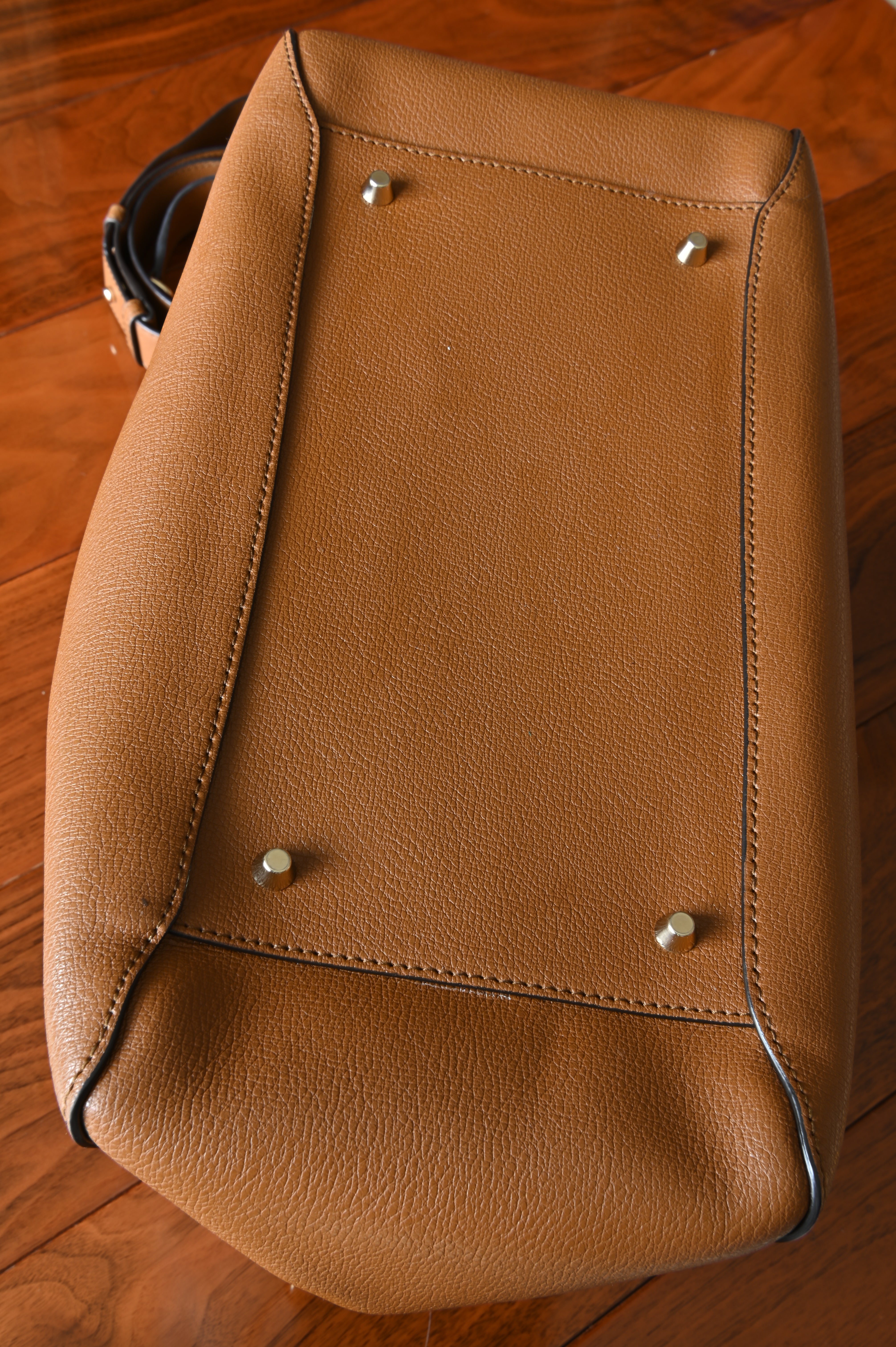 Furla Brown Palazzo Tote Bag bottom