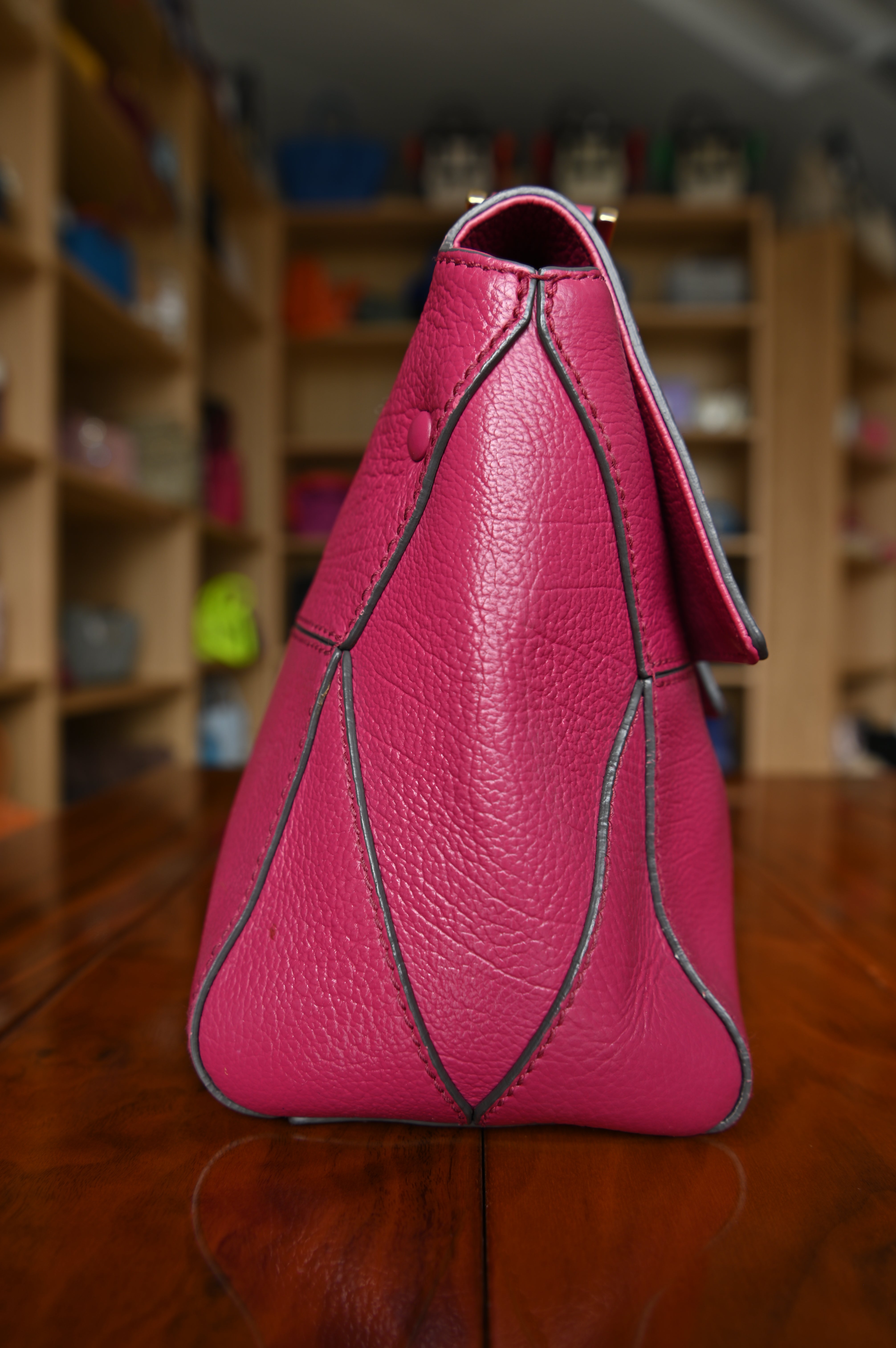 Furla Pink Artesia Bag side