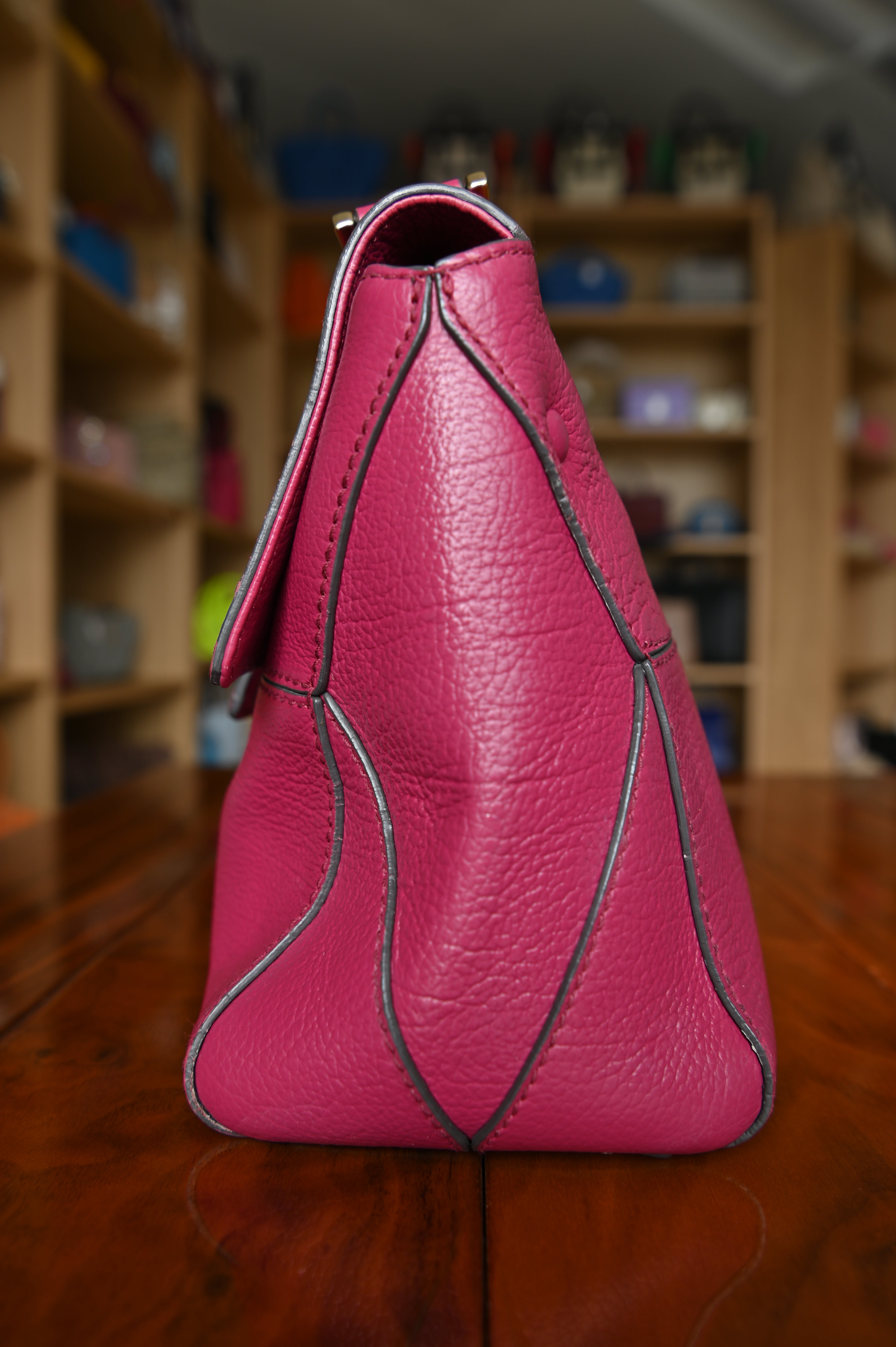 Furla Pink Artesia Bag side two