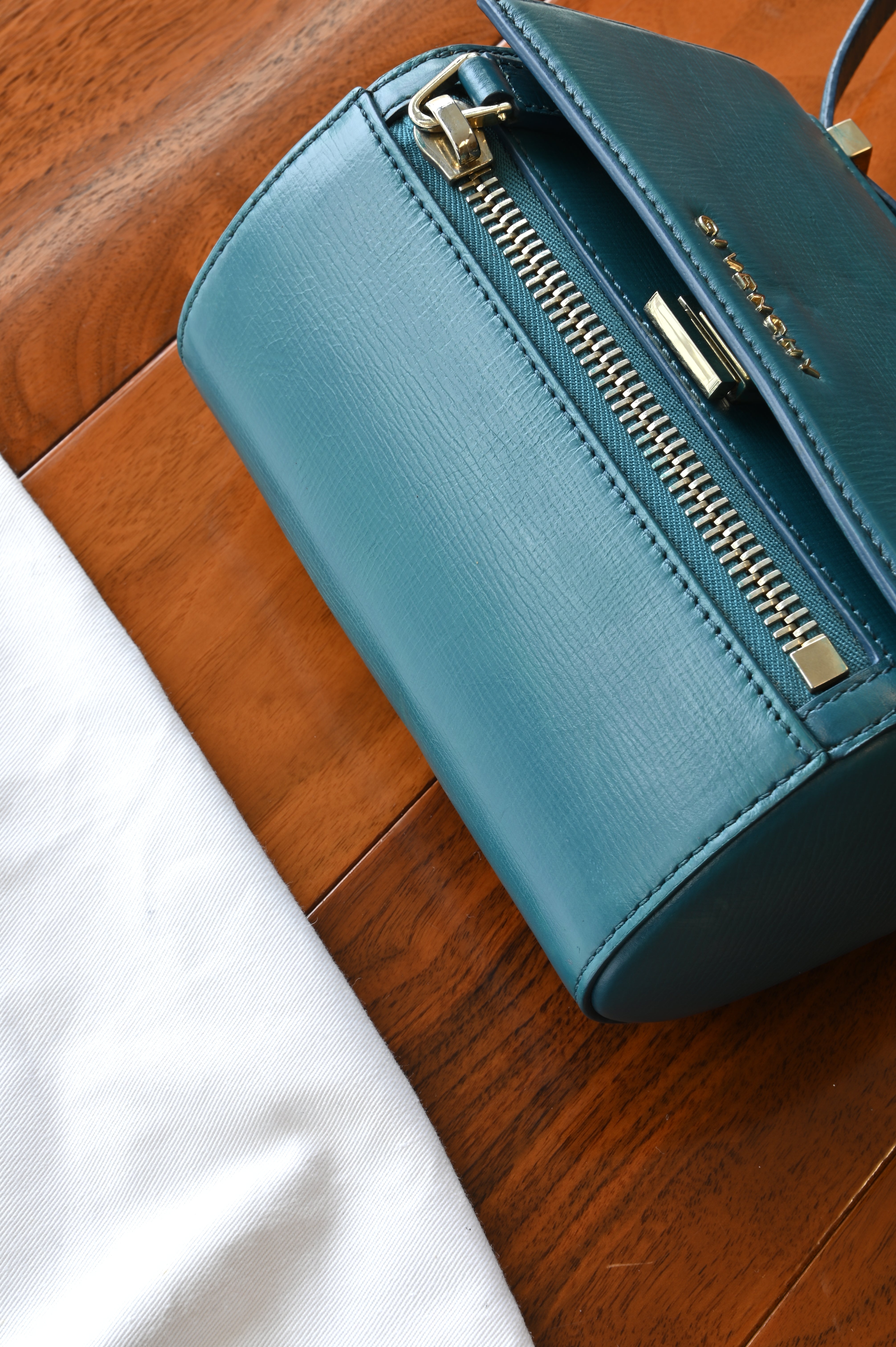 Givenchy Turquoise Pandora Box Bag bottom