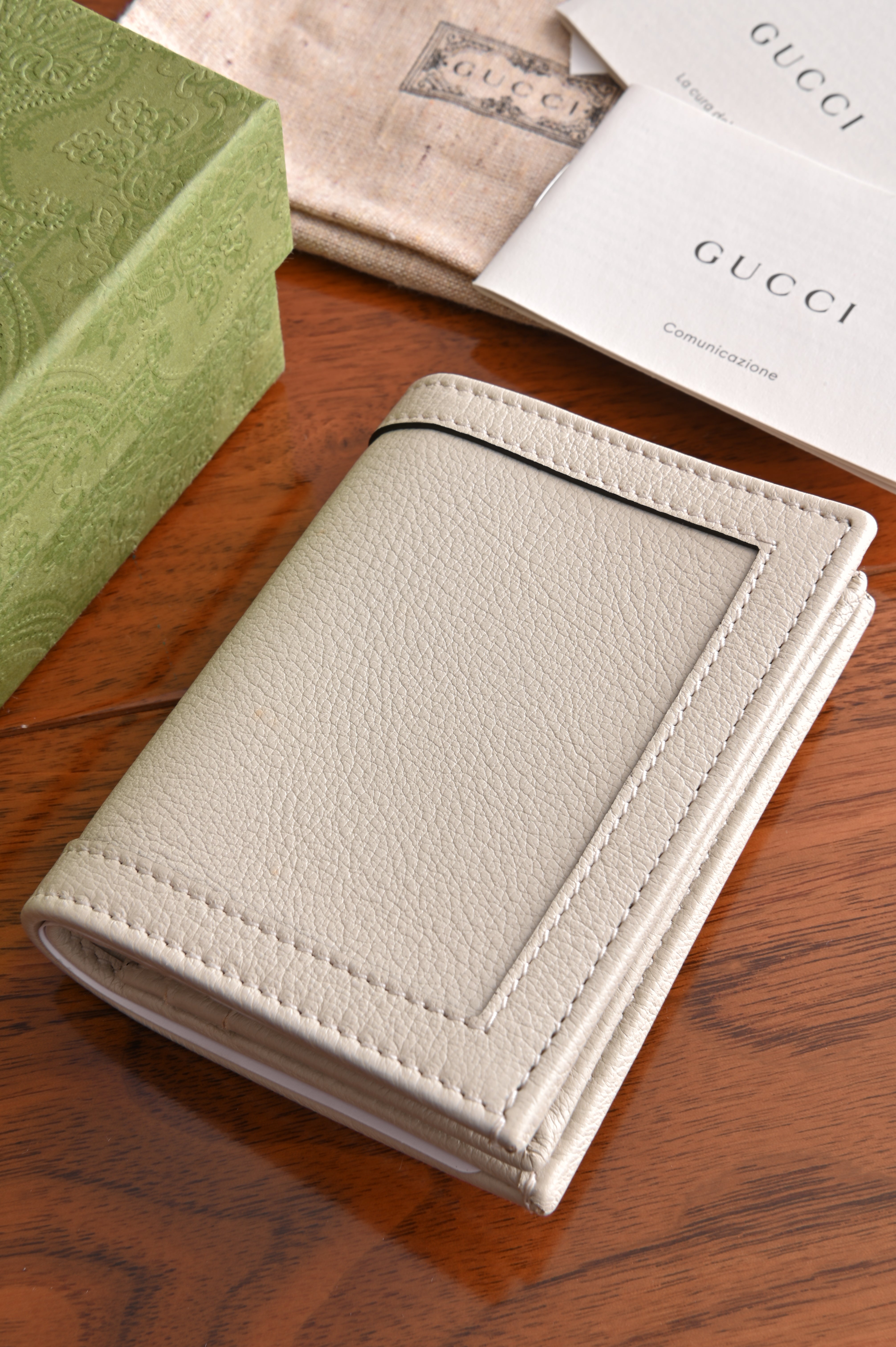 Gucci Diana Compact Leather Wallet back