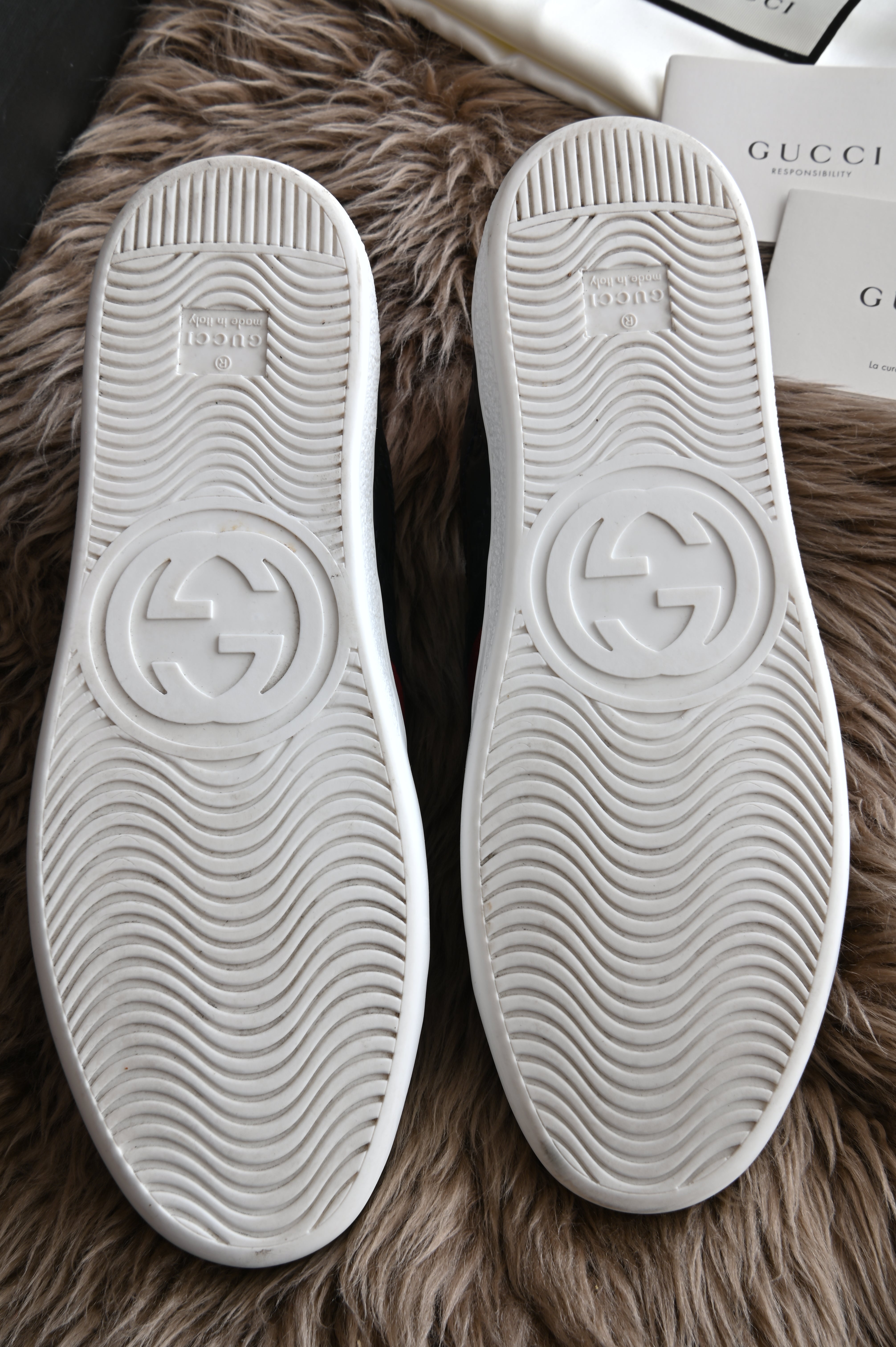 Gucci GG Ace Velcro Sneakers bottom