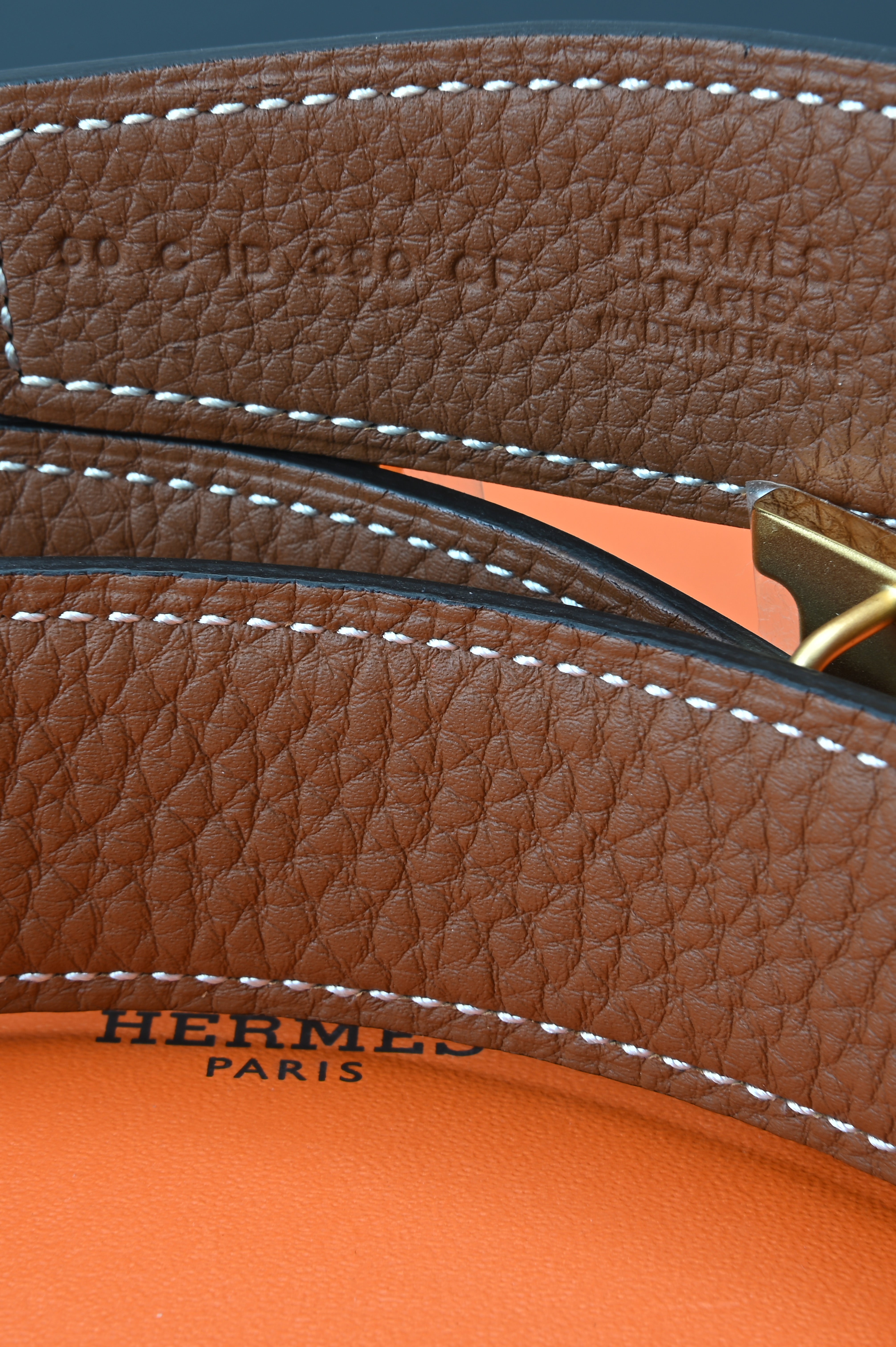 Hermes H Belt Black 90cm