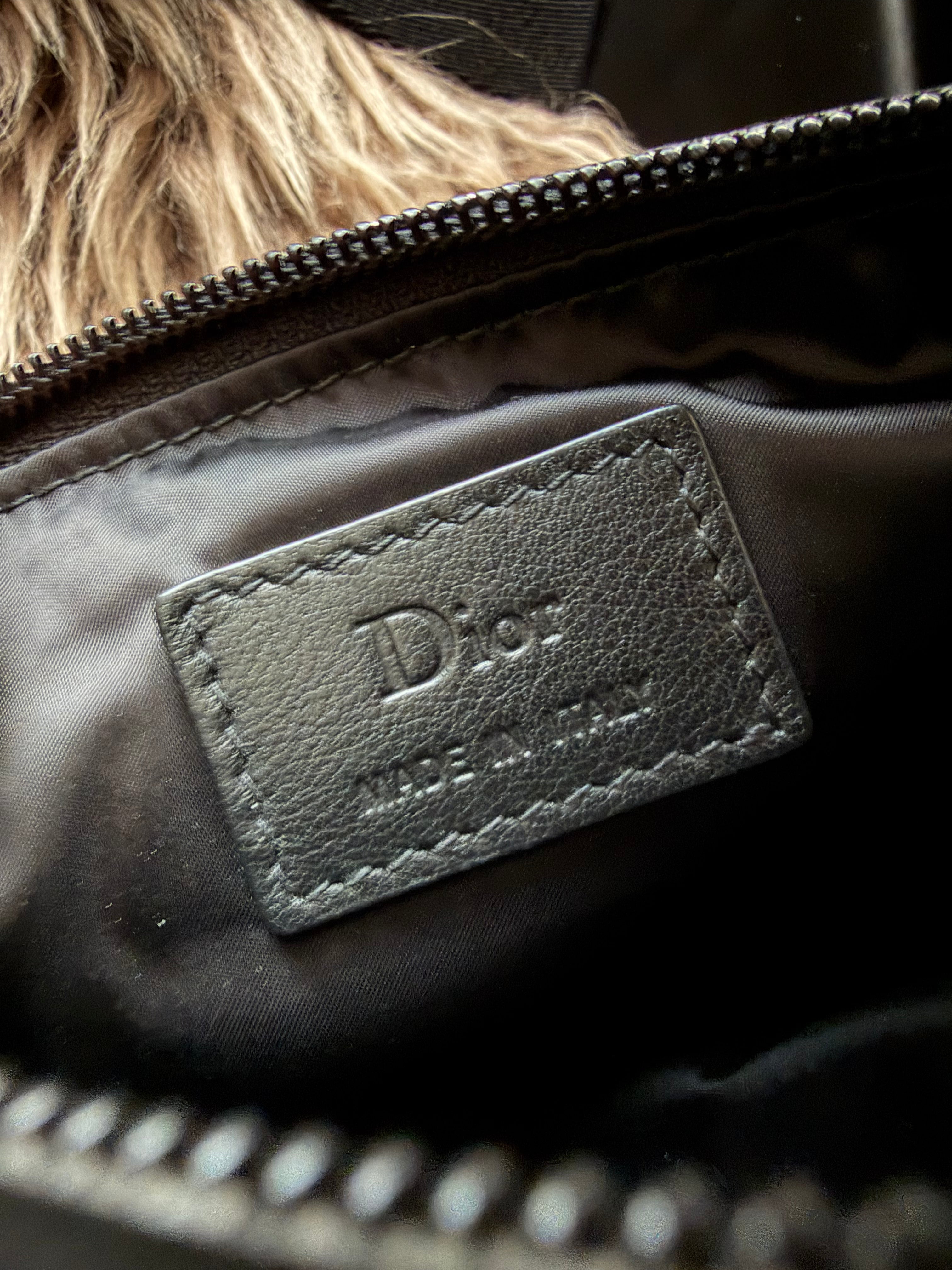 Dior Homme Saddle body belt bag in black nylon