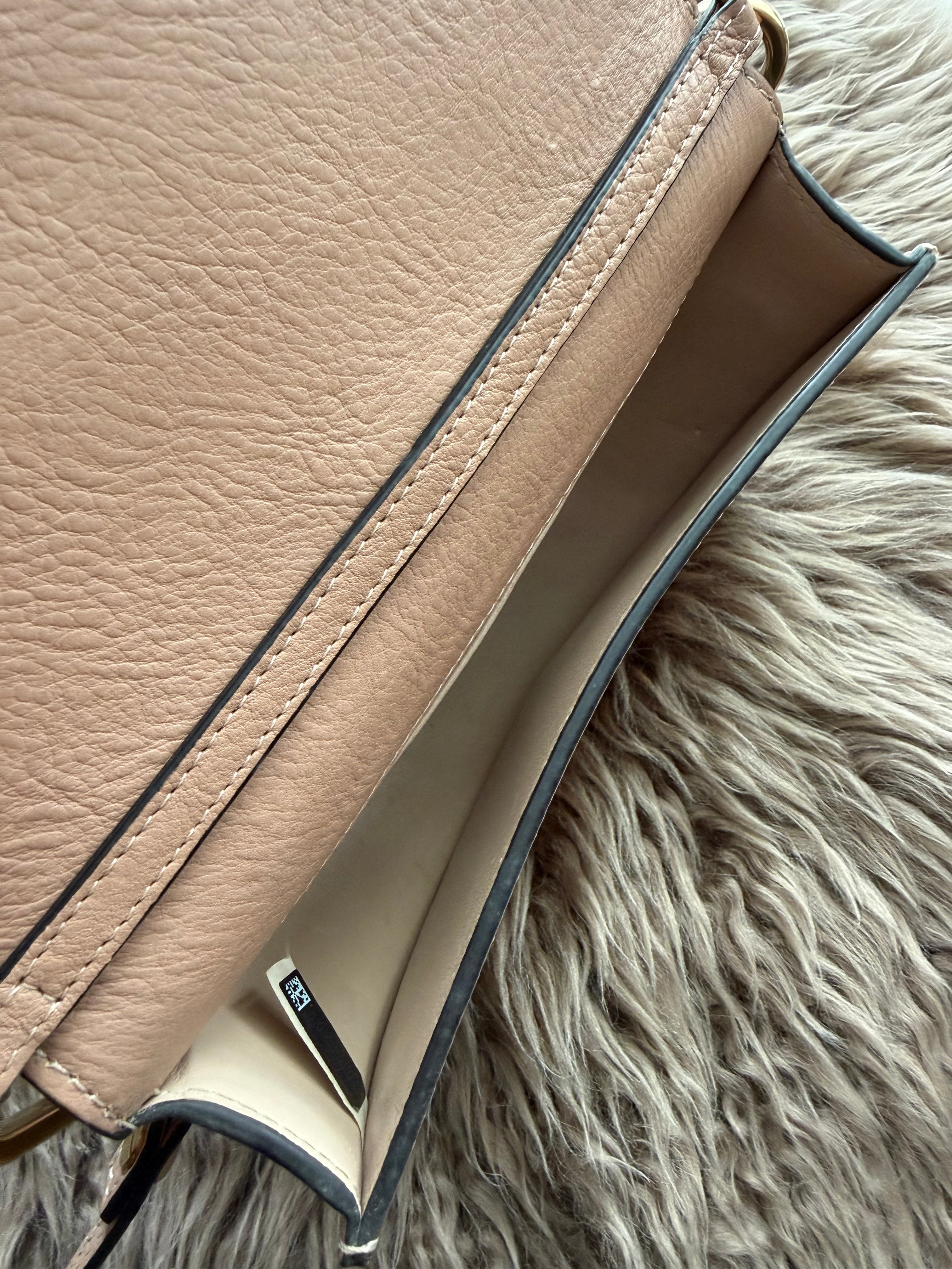 Chloe Nile Bracelet Minaudiere Bag in Biscotti Beige