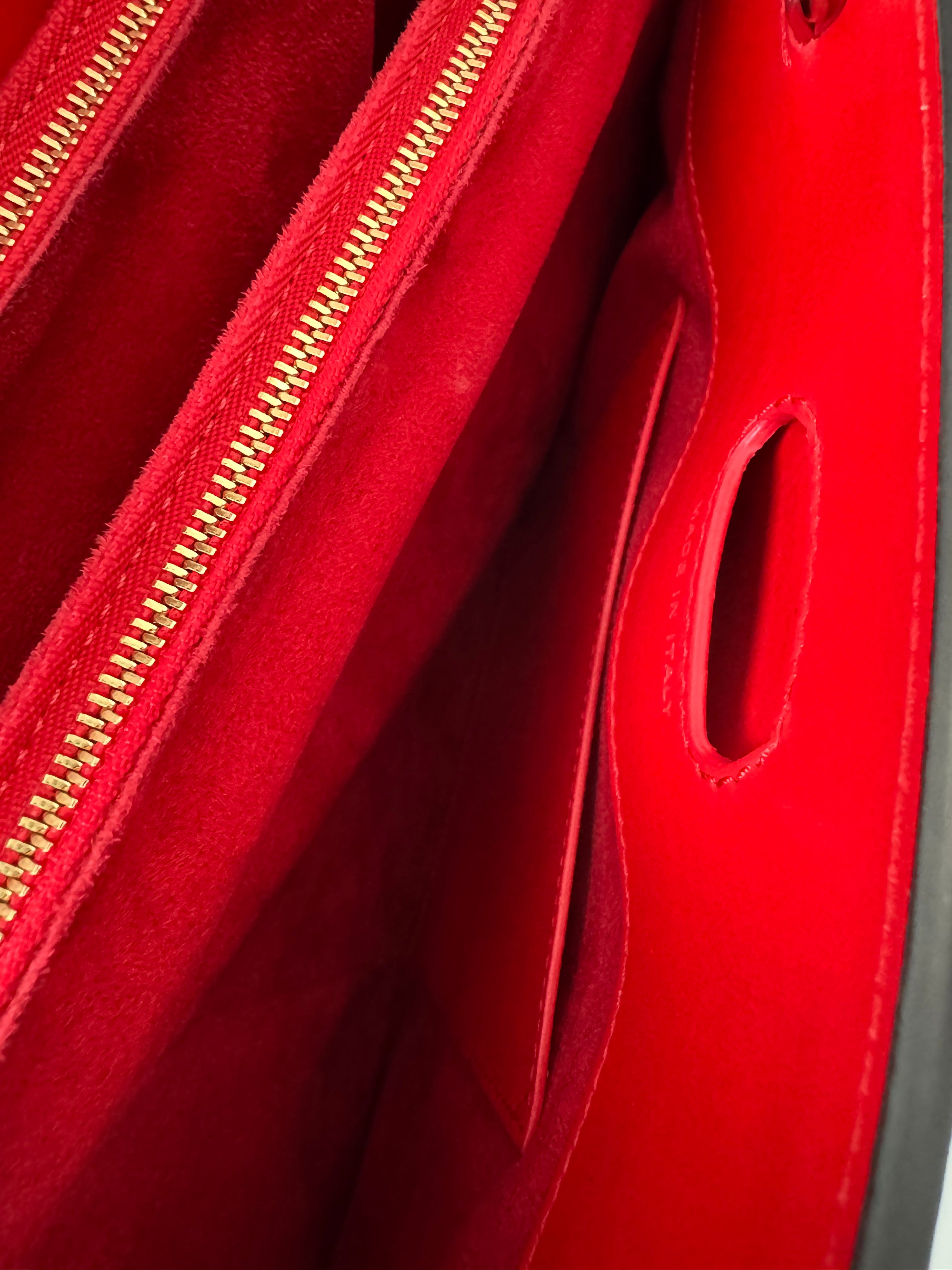 Christian Louboutin Paloma Tote Leather and Africube Textile