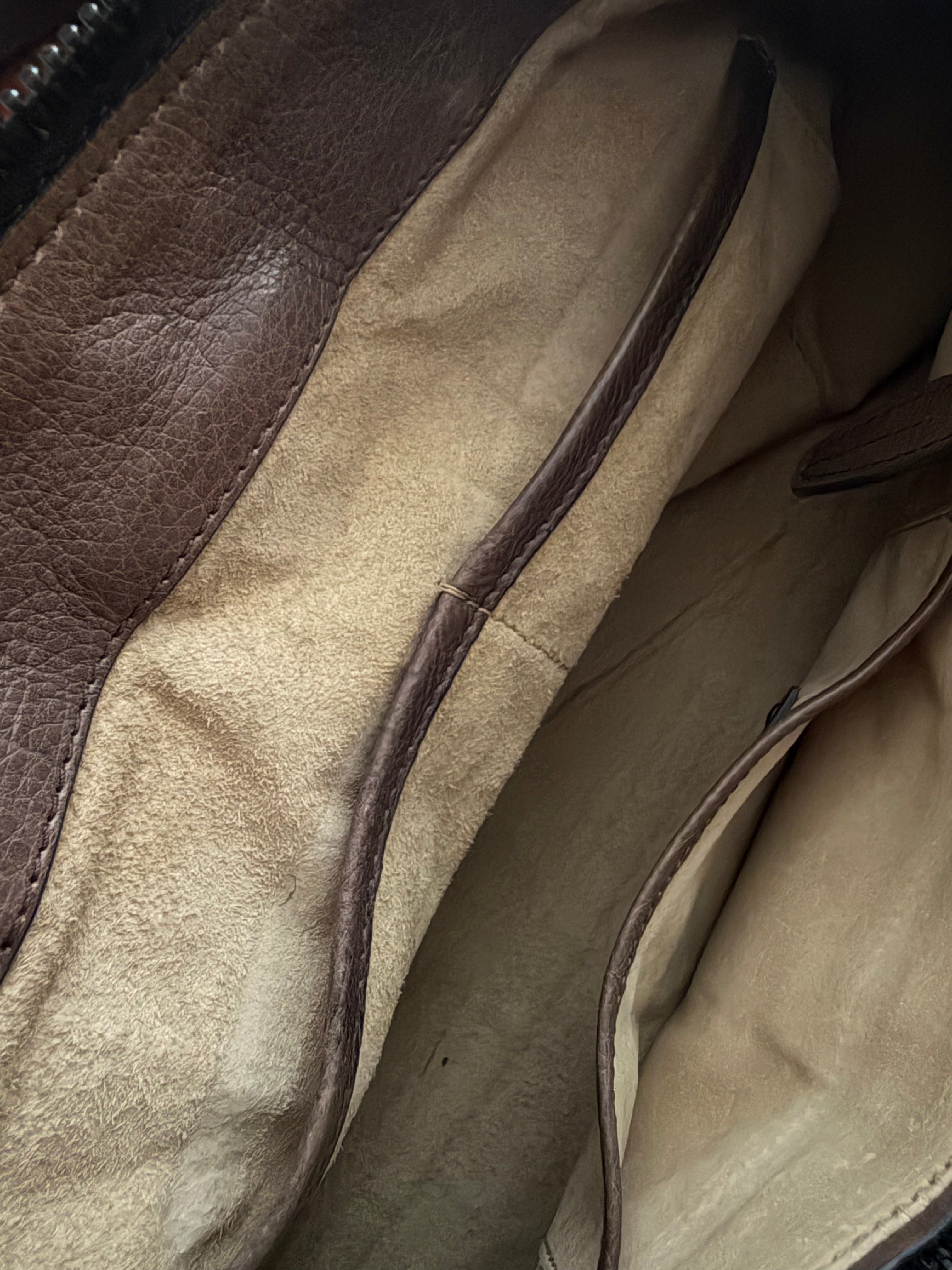 Prada two-way gradient bag in soft calf leather