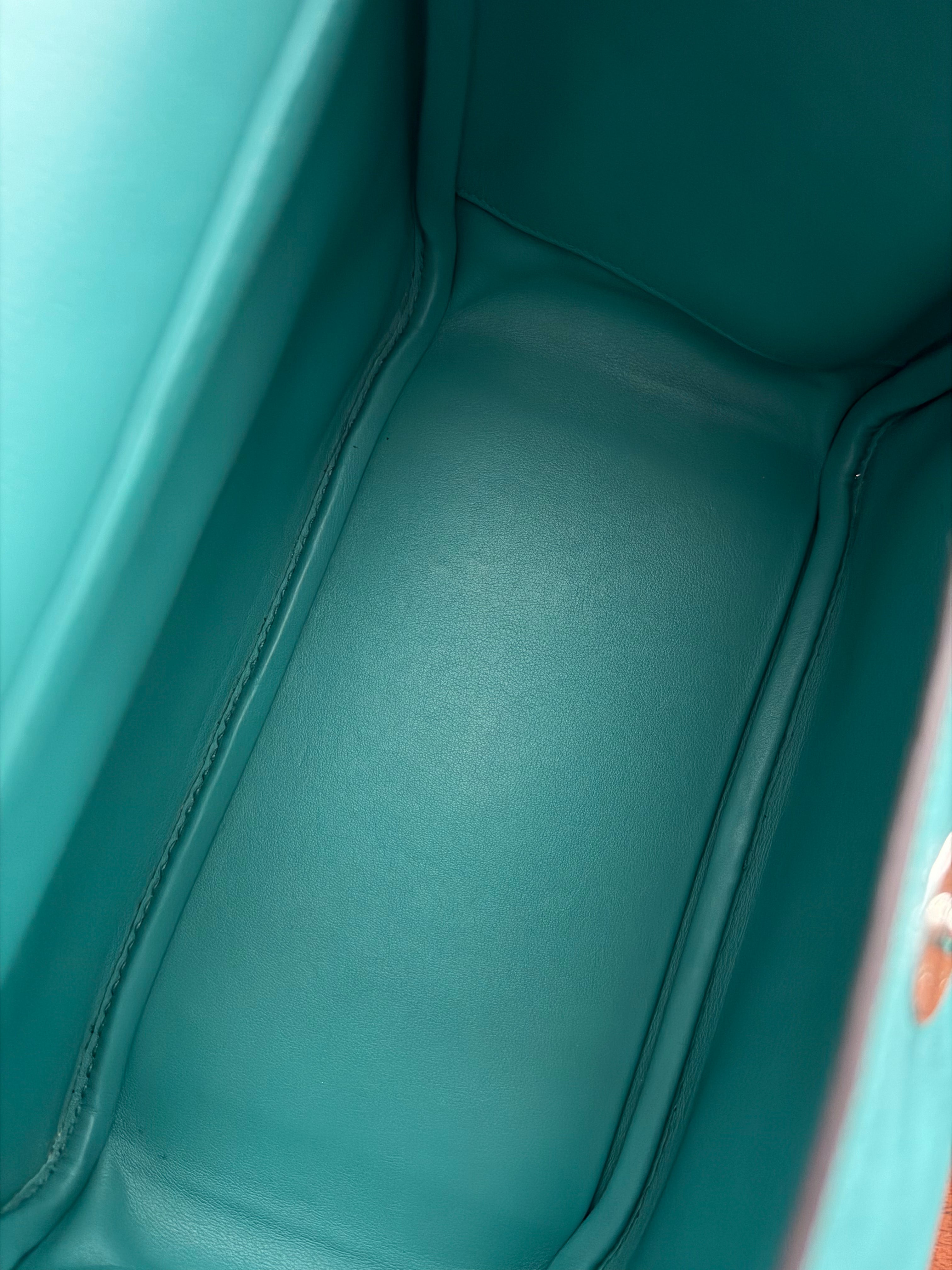 Hermès Lindy 26 Veau Swift leather Bleu Paon bag