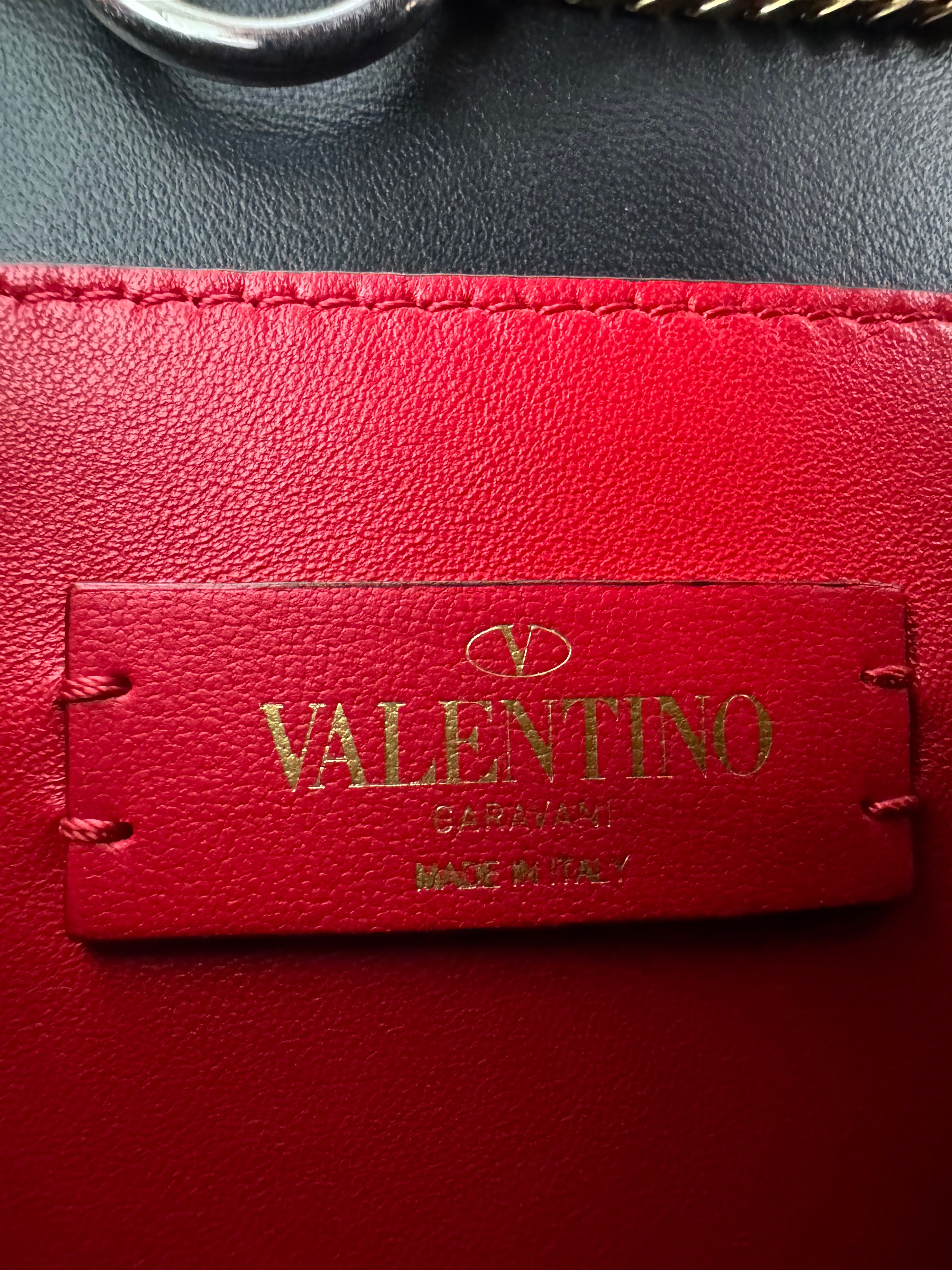 Valentino Garavani V Logo Red Sling