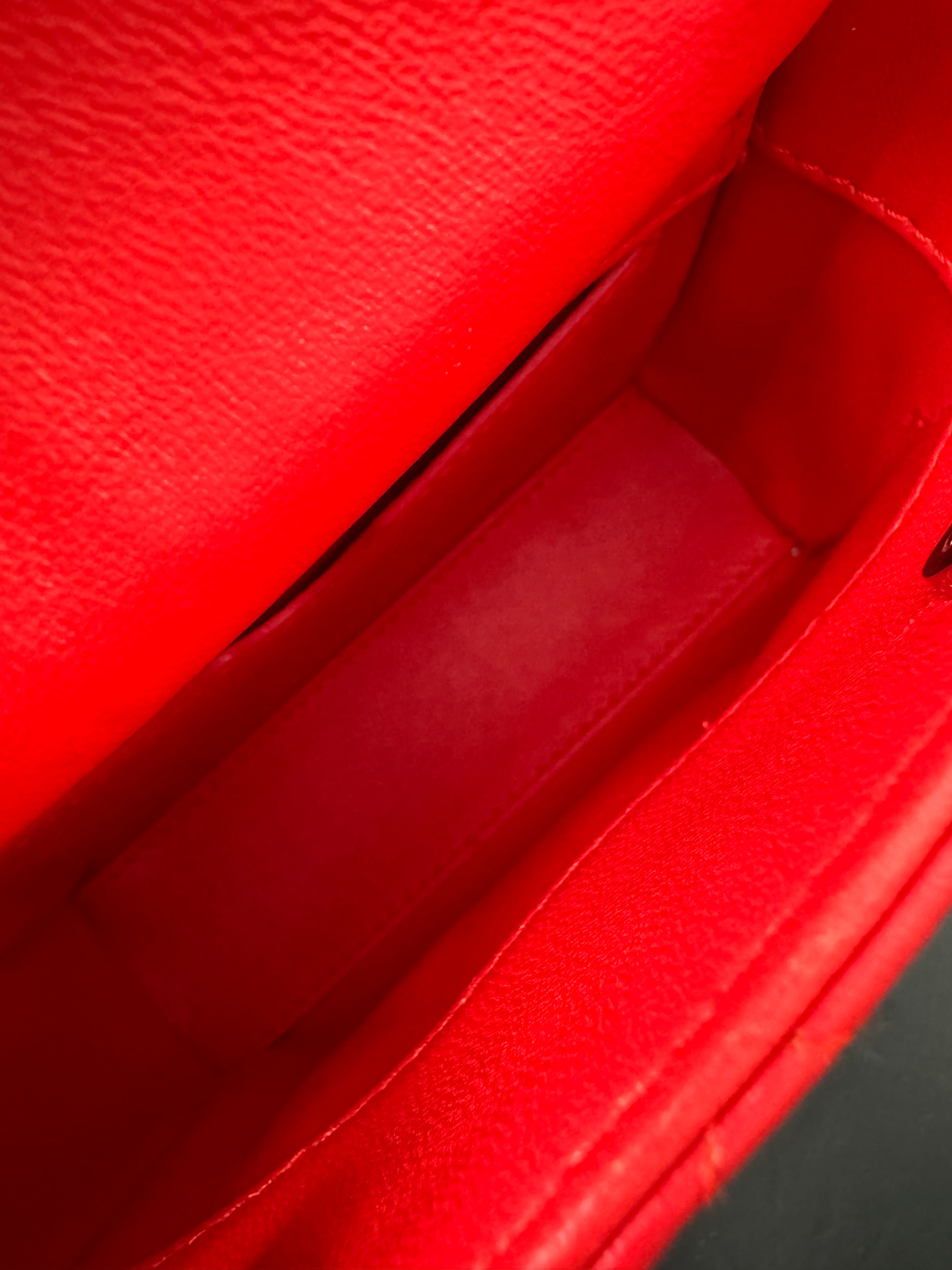Christian Dior Mini Lady Dior in red