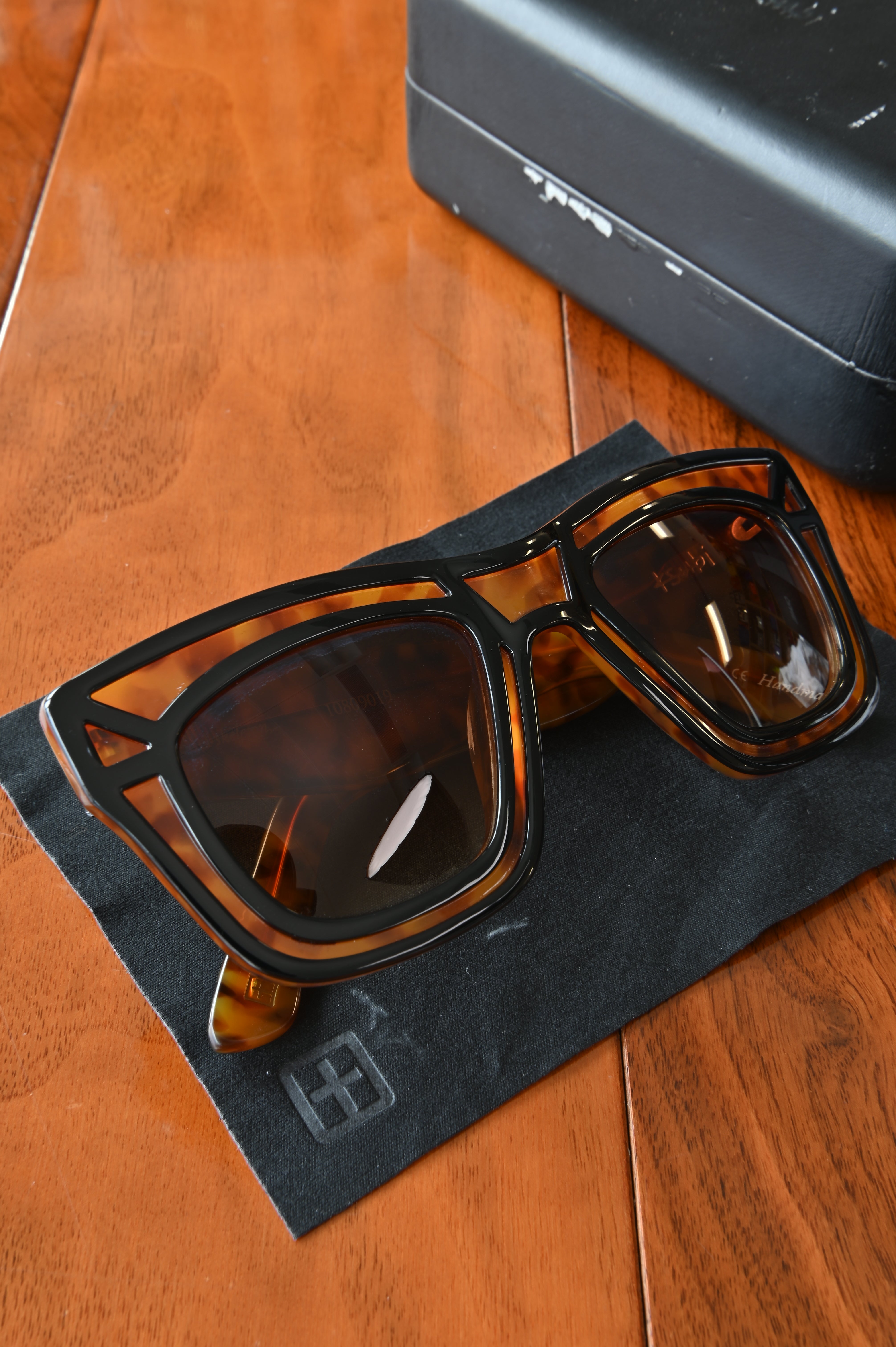 Ksubi Brown Skeleton Sunglasses