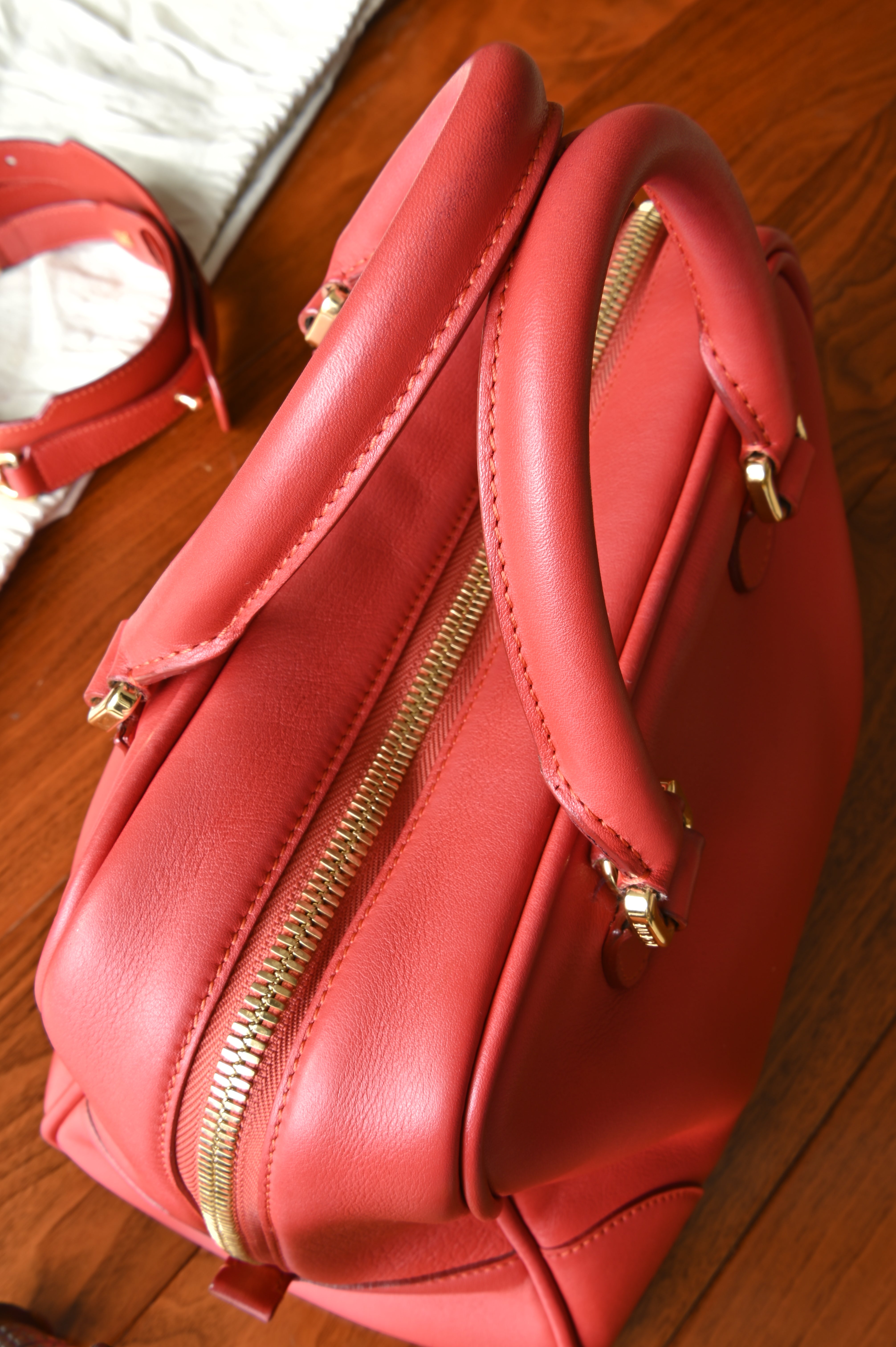 Loewe Pink Leather Bag top