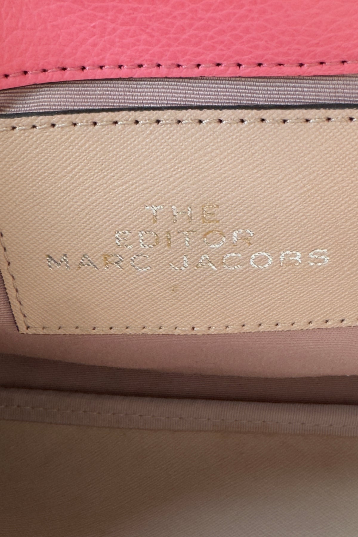 Marc Jacobs Pink Crossbody Bag logo