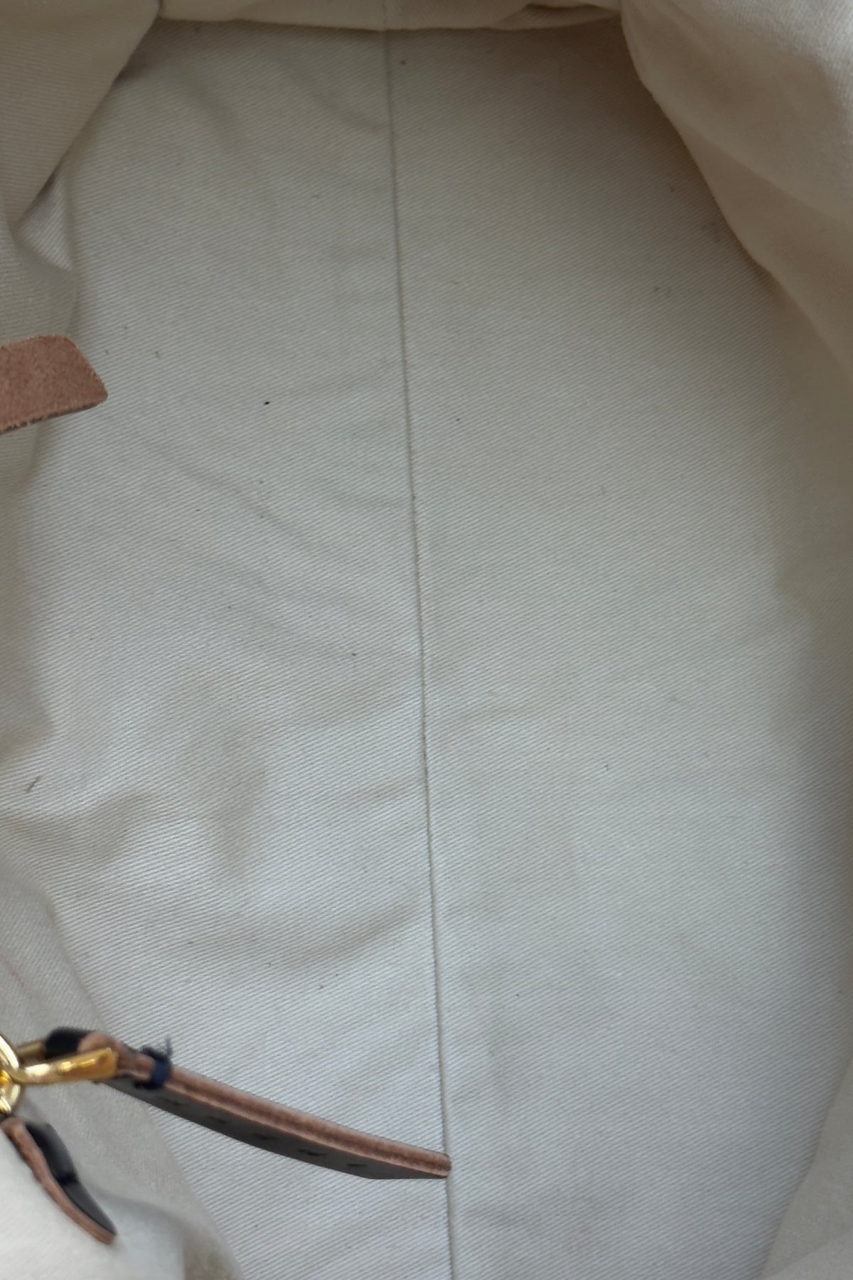 Marni Light Pink Canvas Tote Bag inside