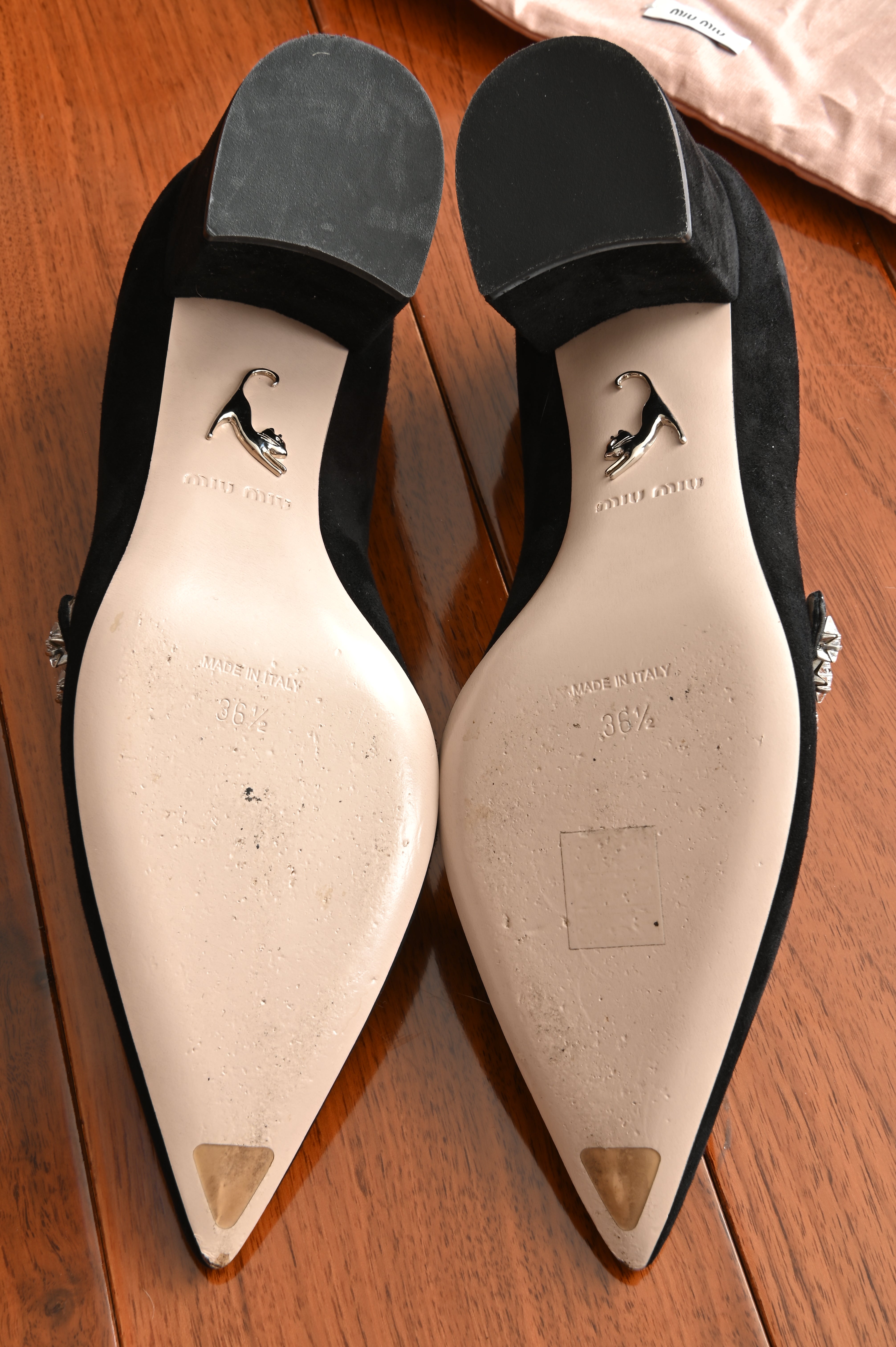 Miu Miu Mary Jane Heels bottom