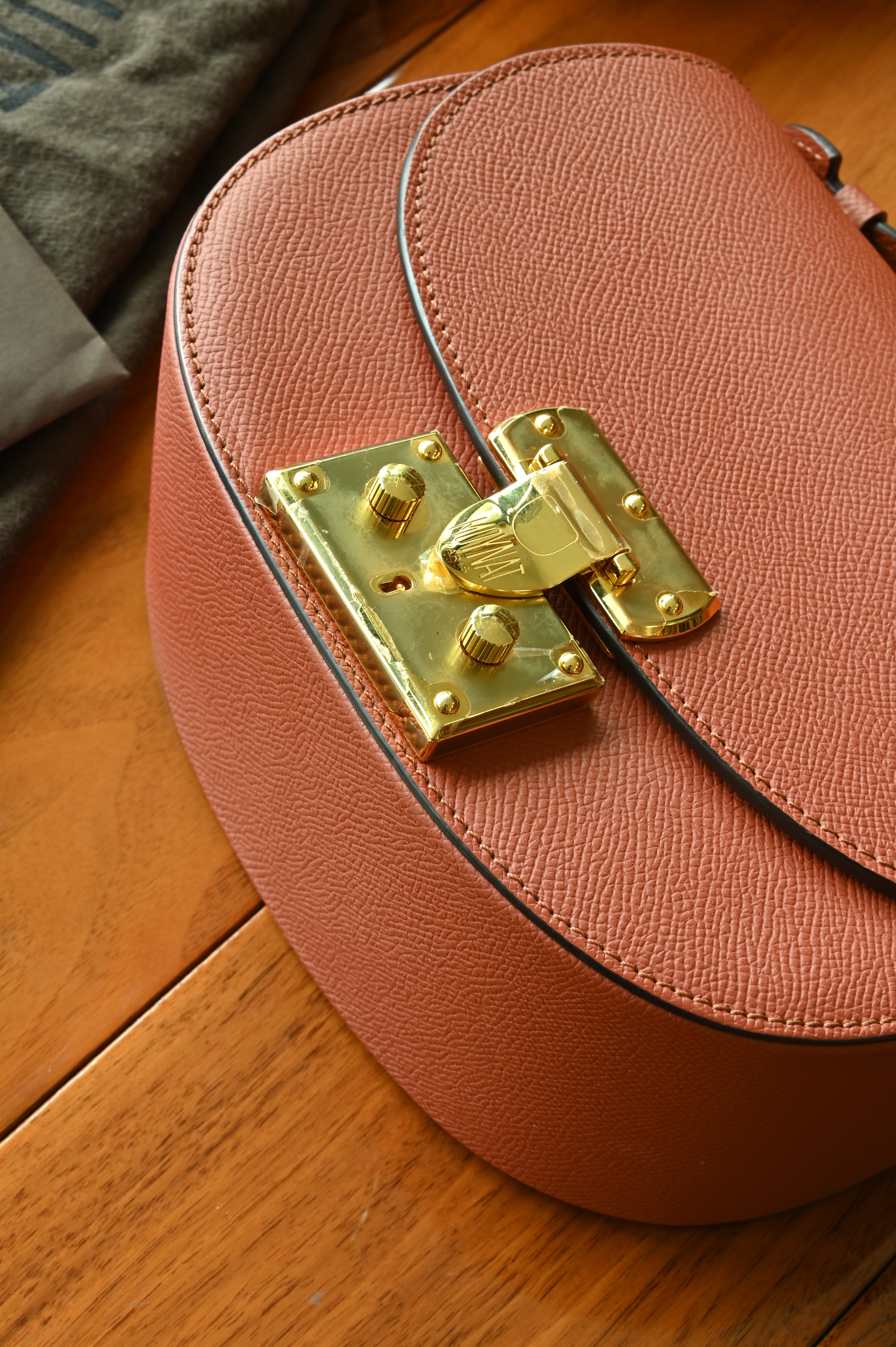 Moynat Bourbon Flori Shoulder Bag bottom