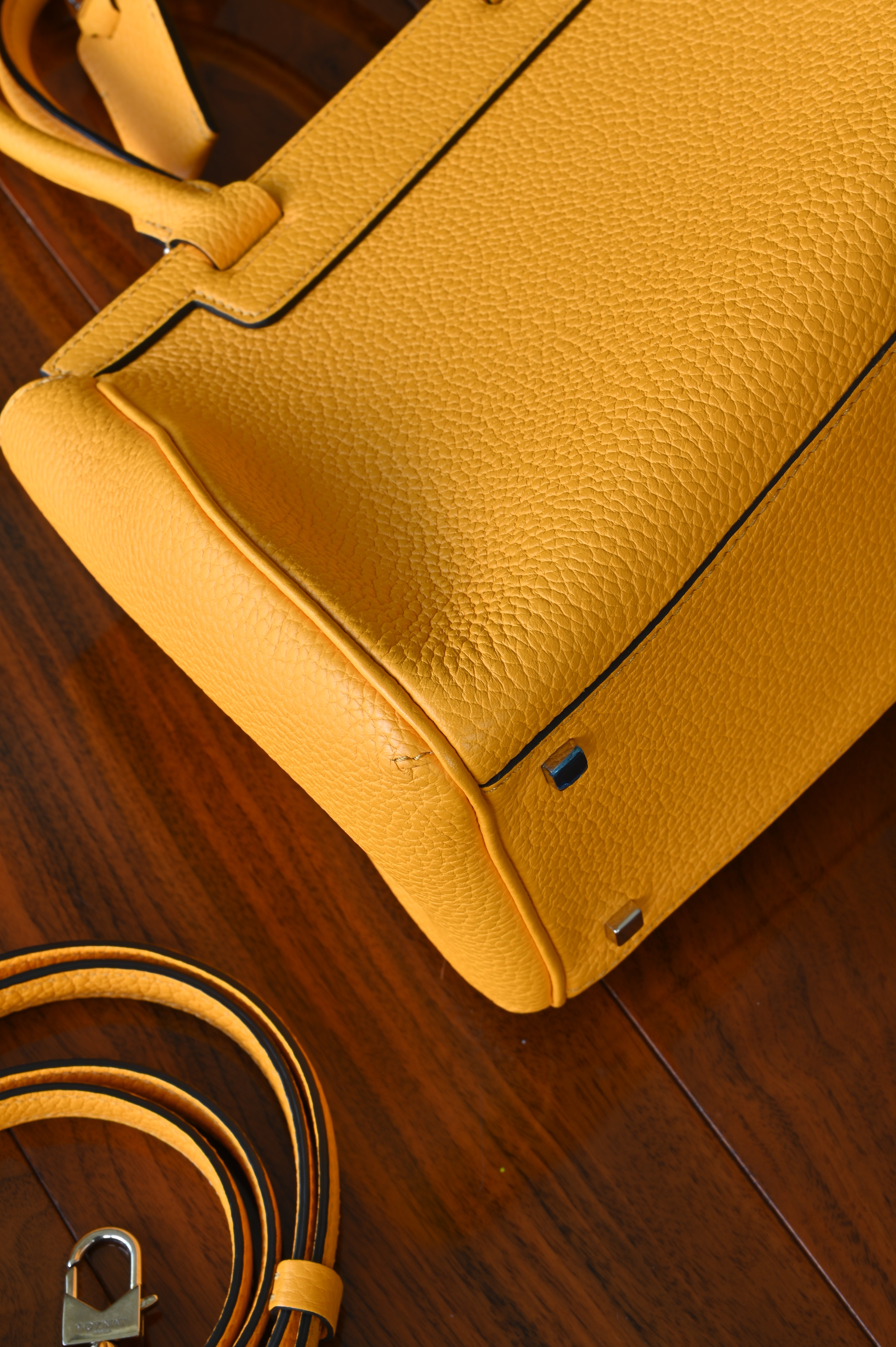 Moynat Pauline Orange Bag corner three
