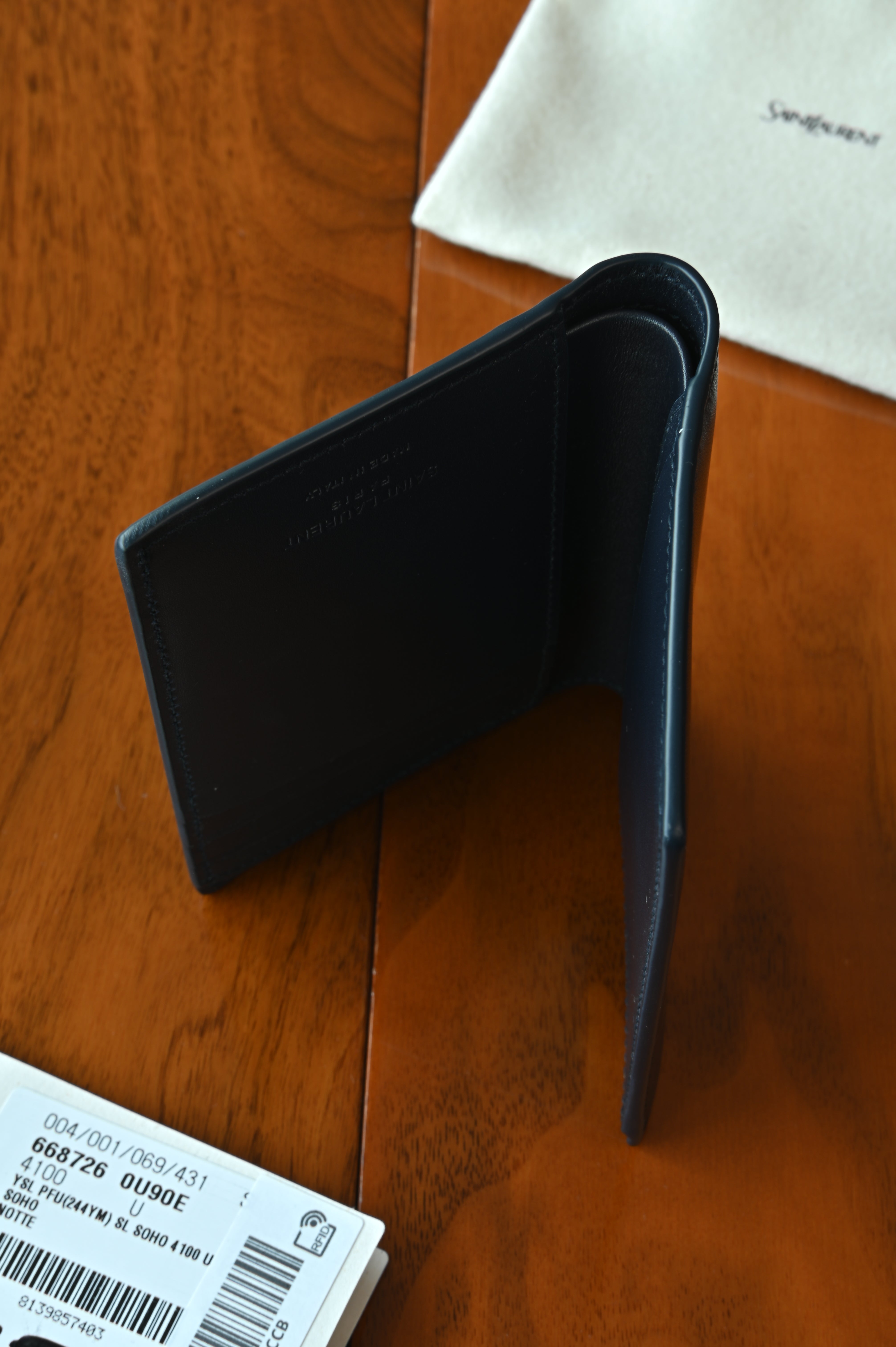 Saint Laurent Black PFU Wallet side two