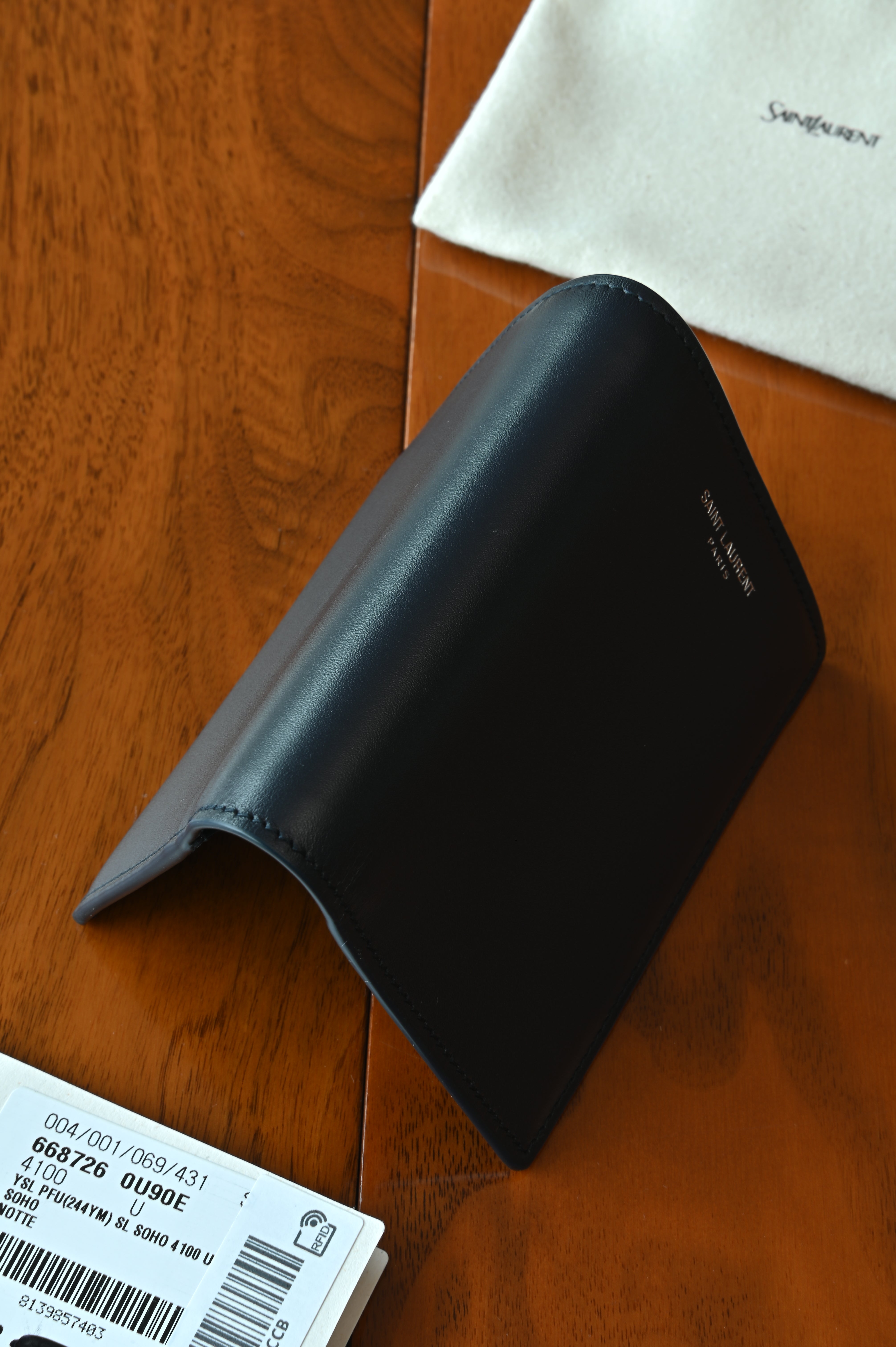Saint Laurent Black PFU Wallet top