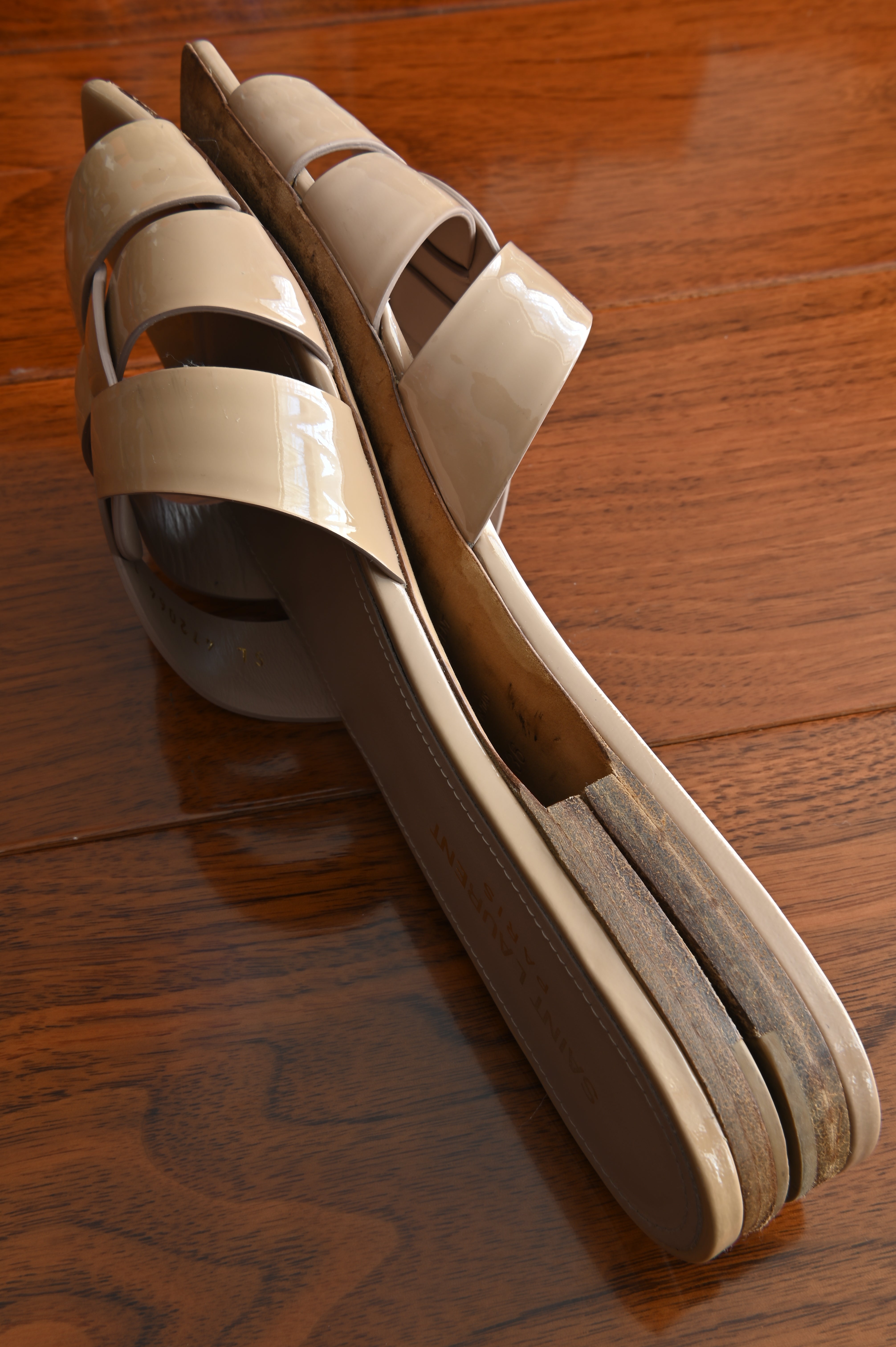 Saint Laurent Tribute Nu Pieds Sandals side