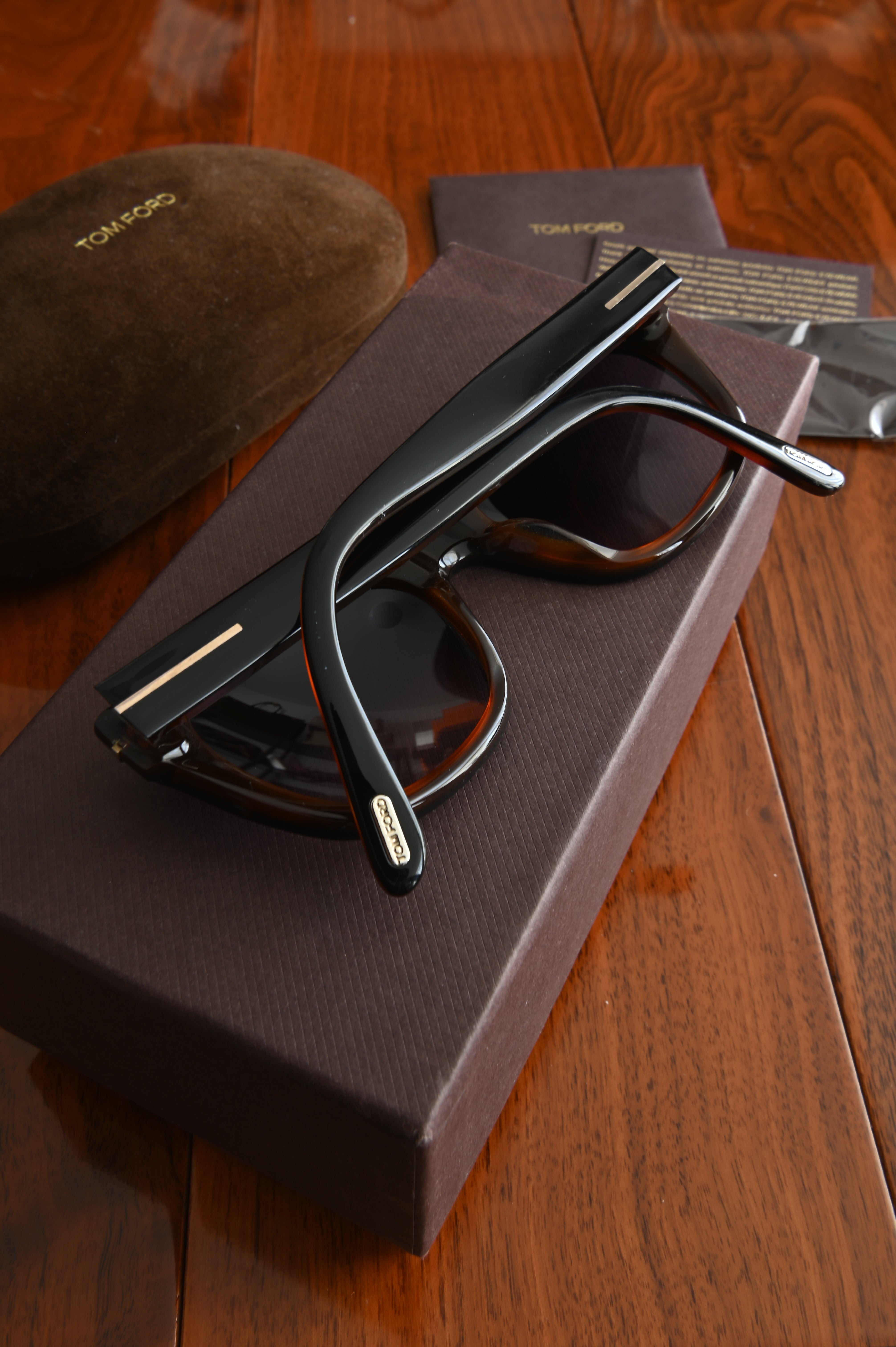 Tom Ford Snowdon FT0237 05B Sunglasses folded