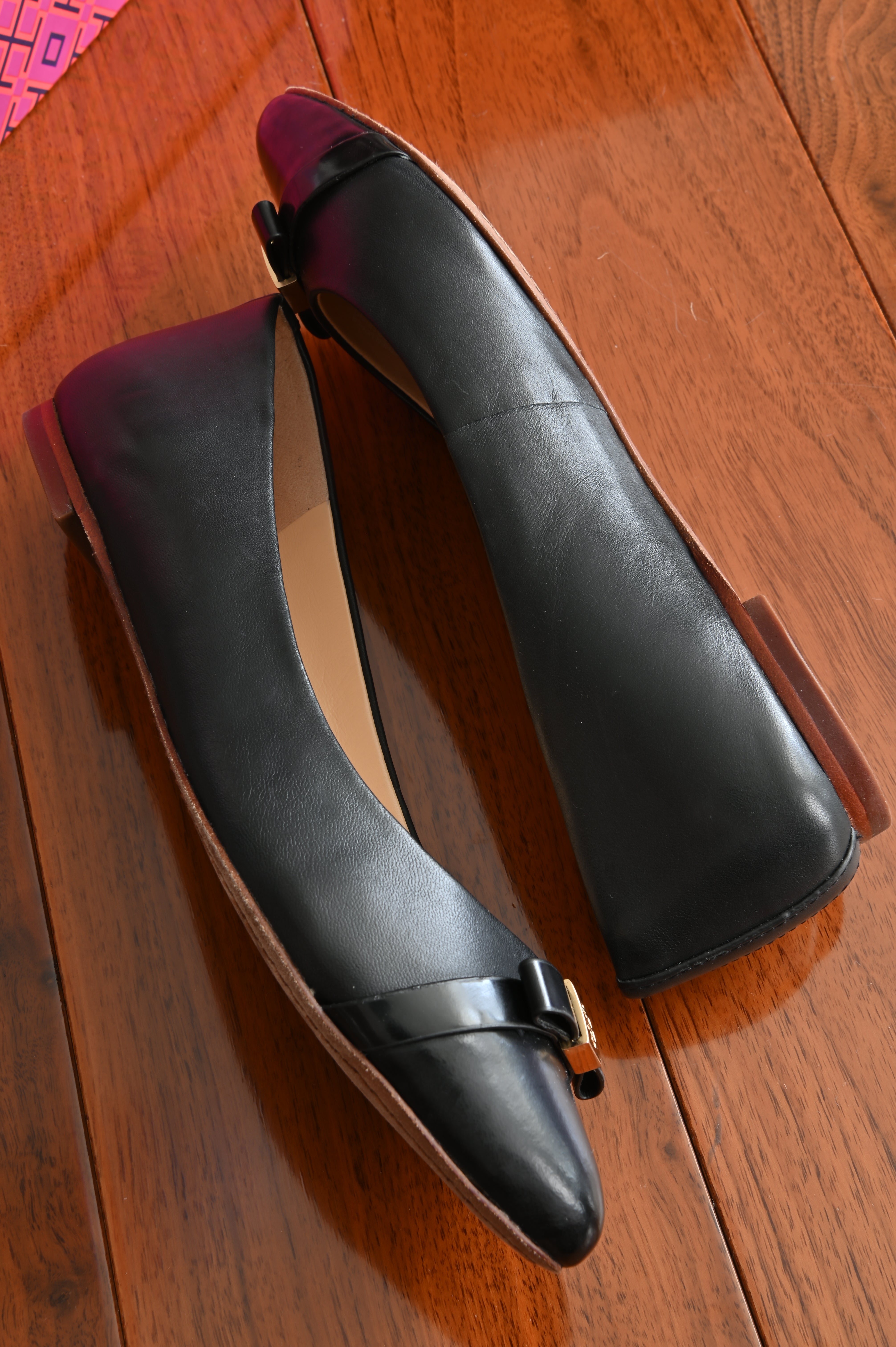 Tory Burch Black Ballet Flats side