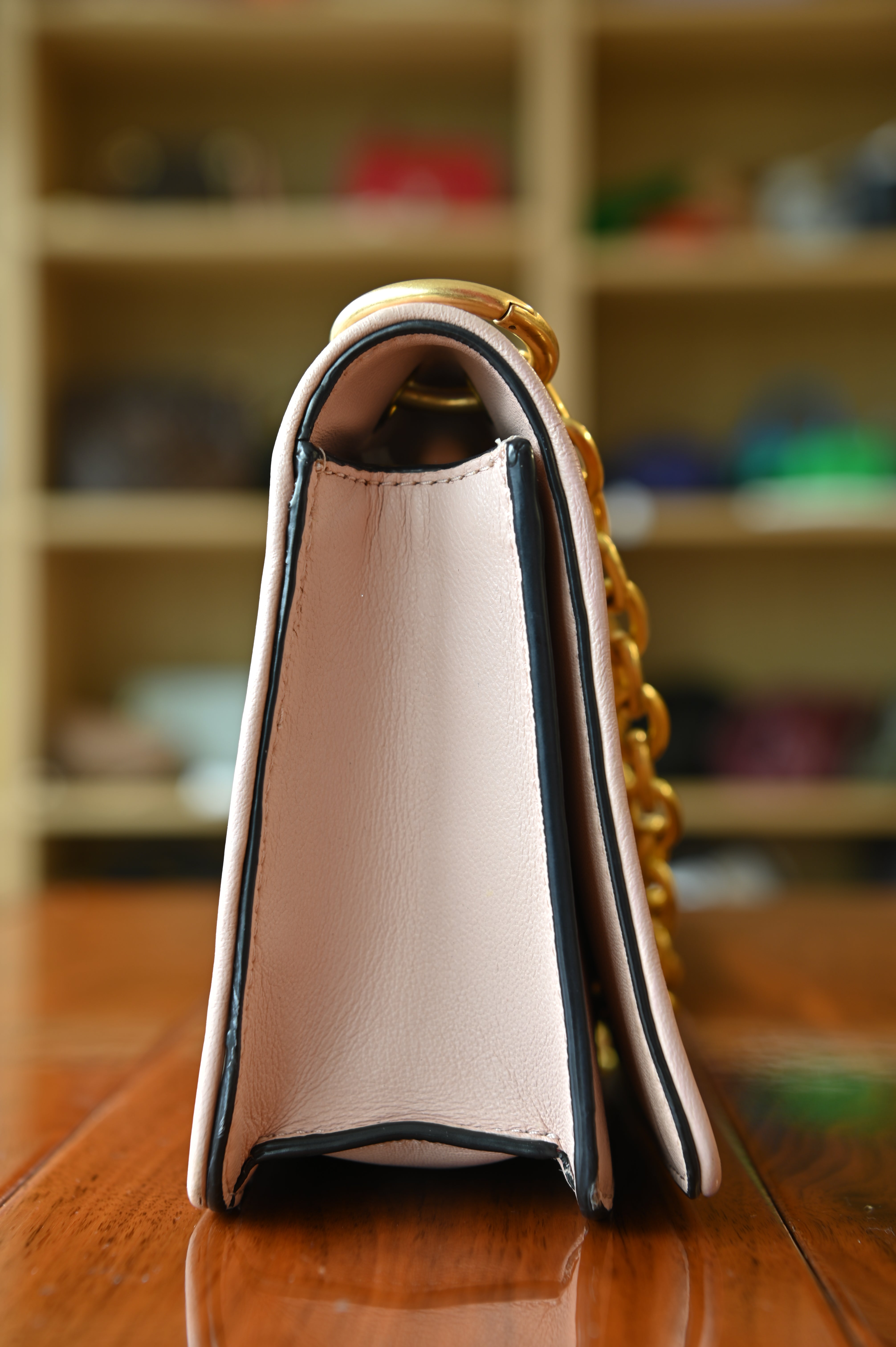 Tory Burch Light Pink Alexa Mini Crossbody Bag side two
