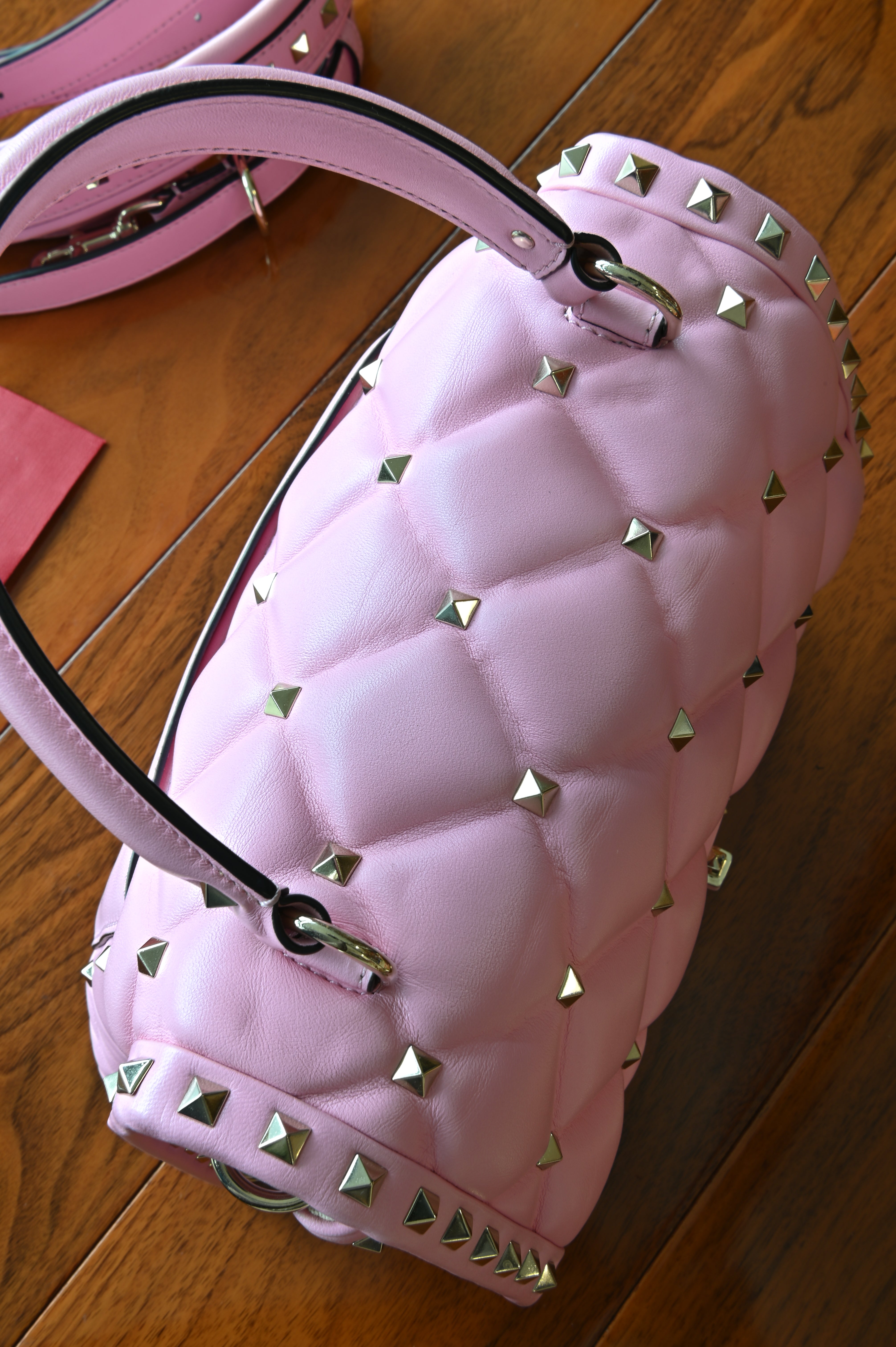 Valentino Garavani Light Pink Top Handle Bag top