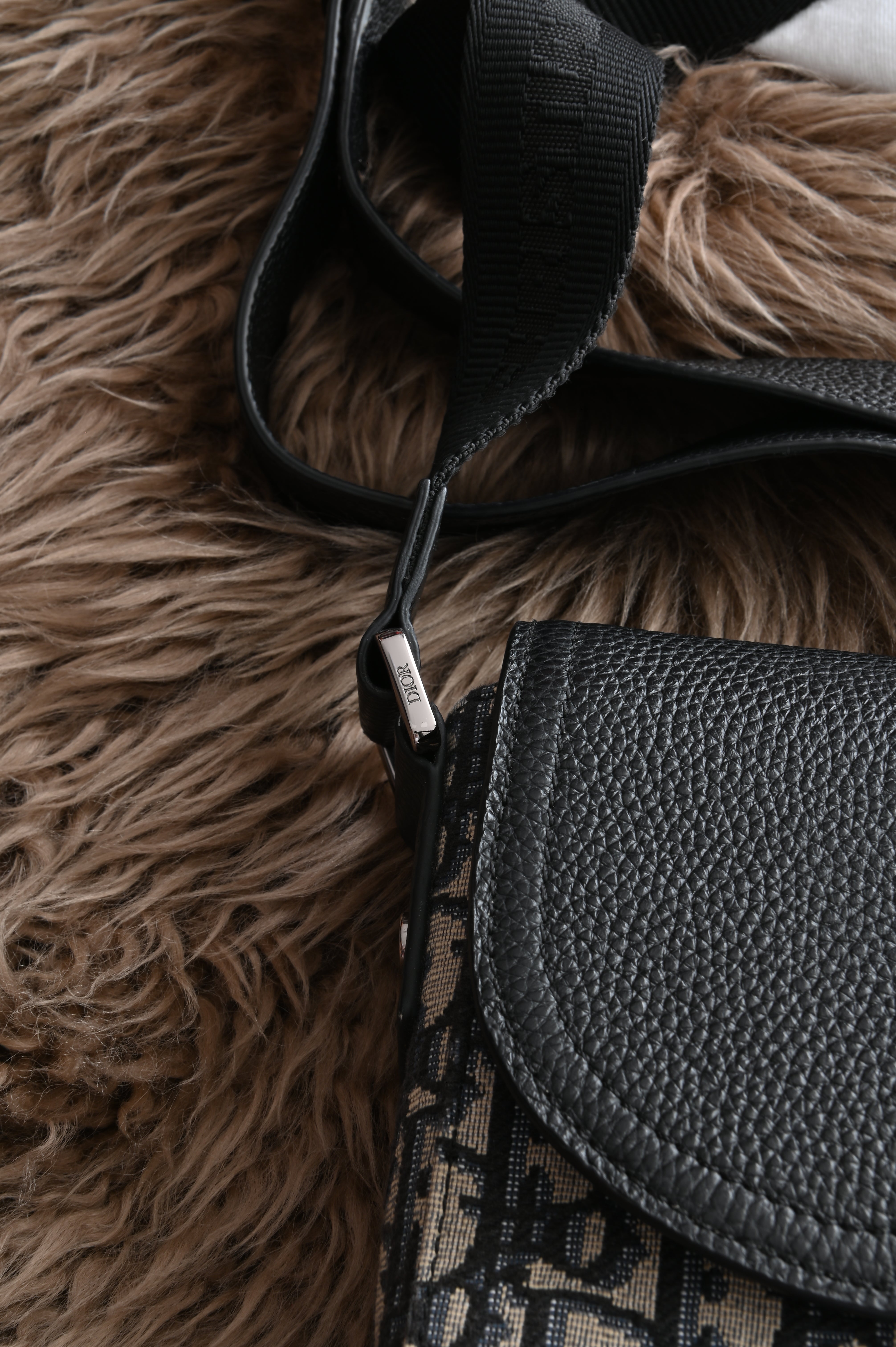 Dior Small Saddle Messenger Bag with Flap