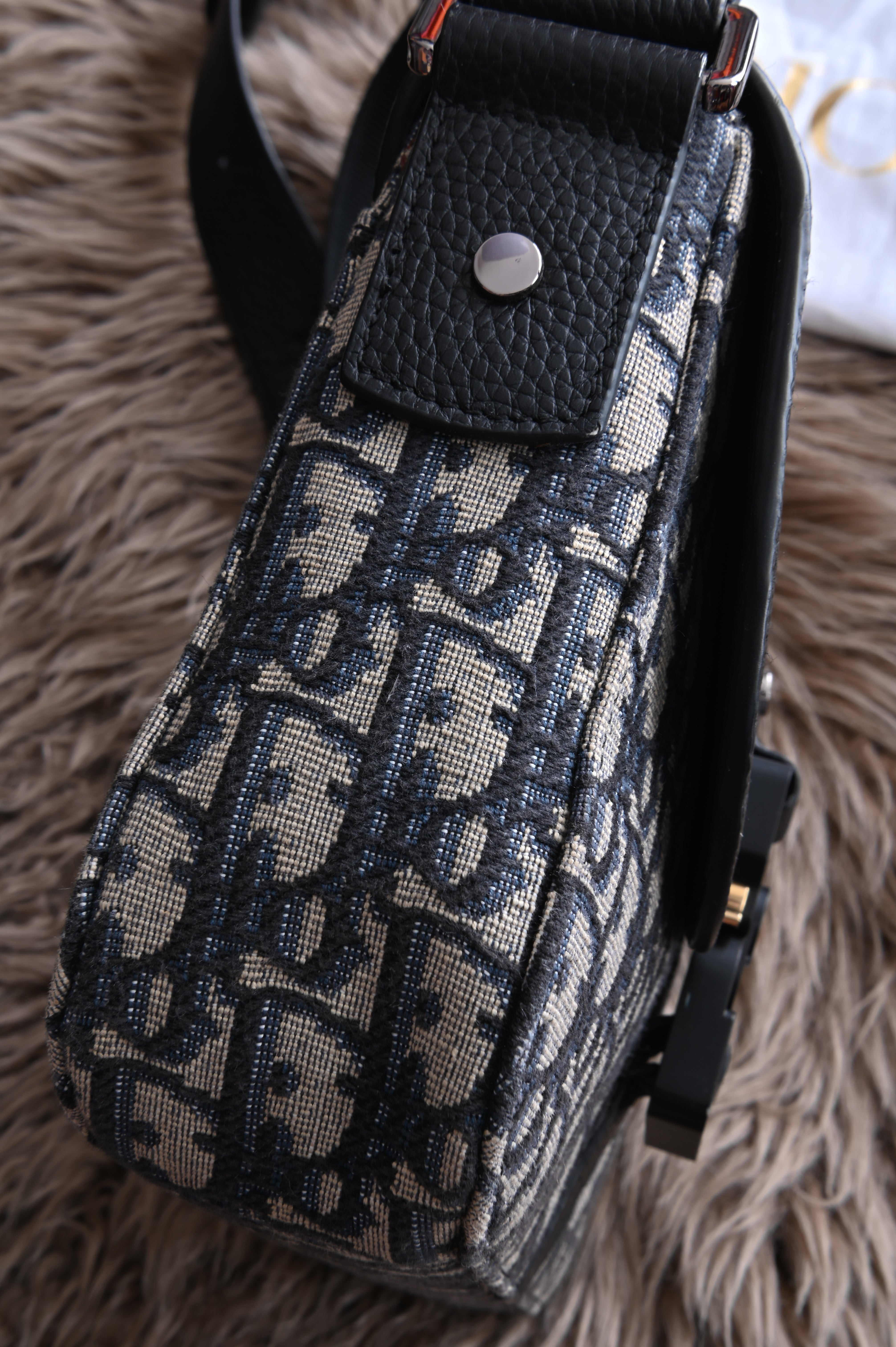 Dior Small Saddle Messenger Bag with Flap