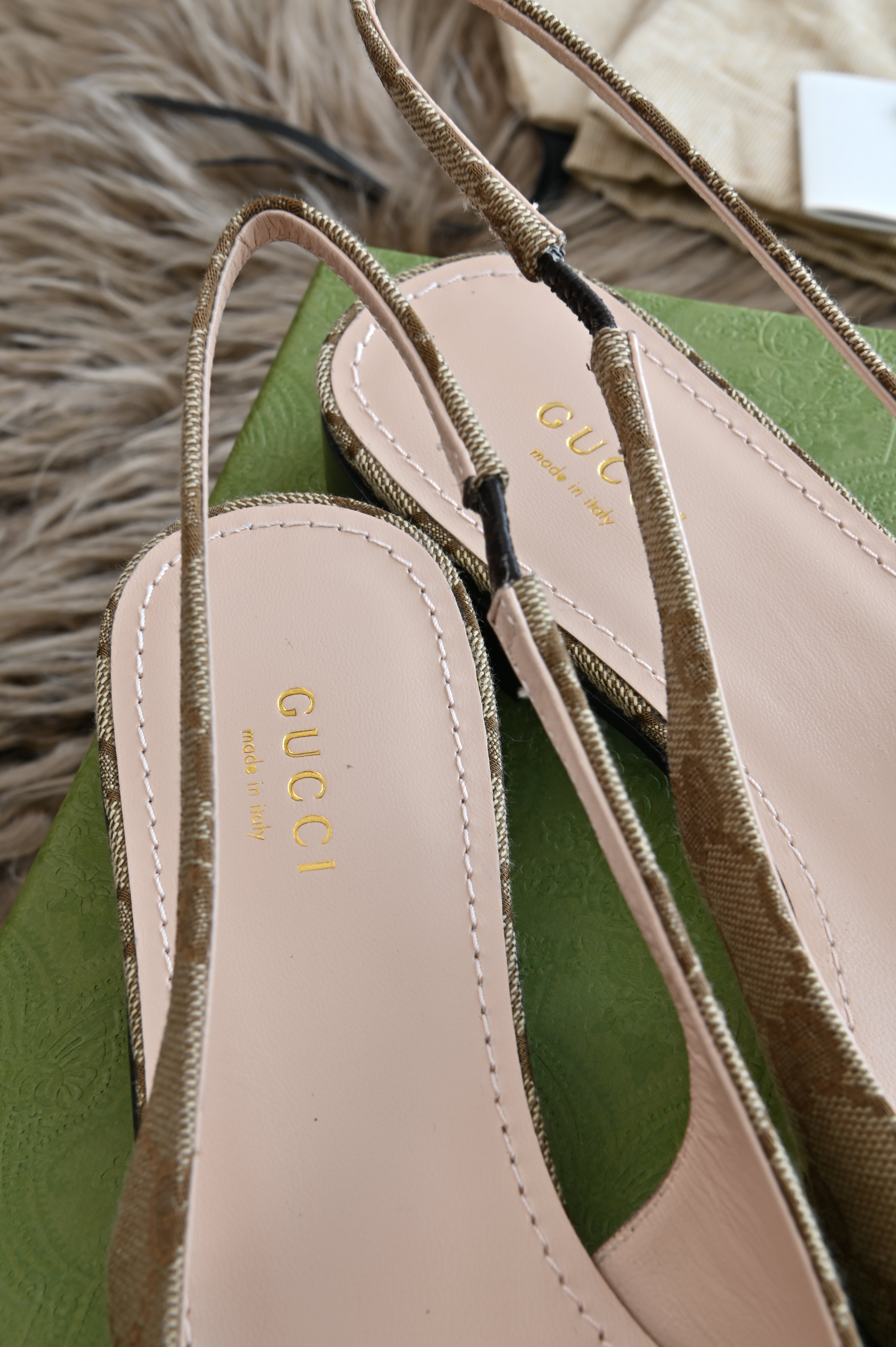 Gucci GG monogram Slingback
