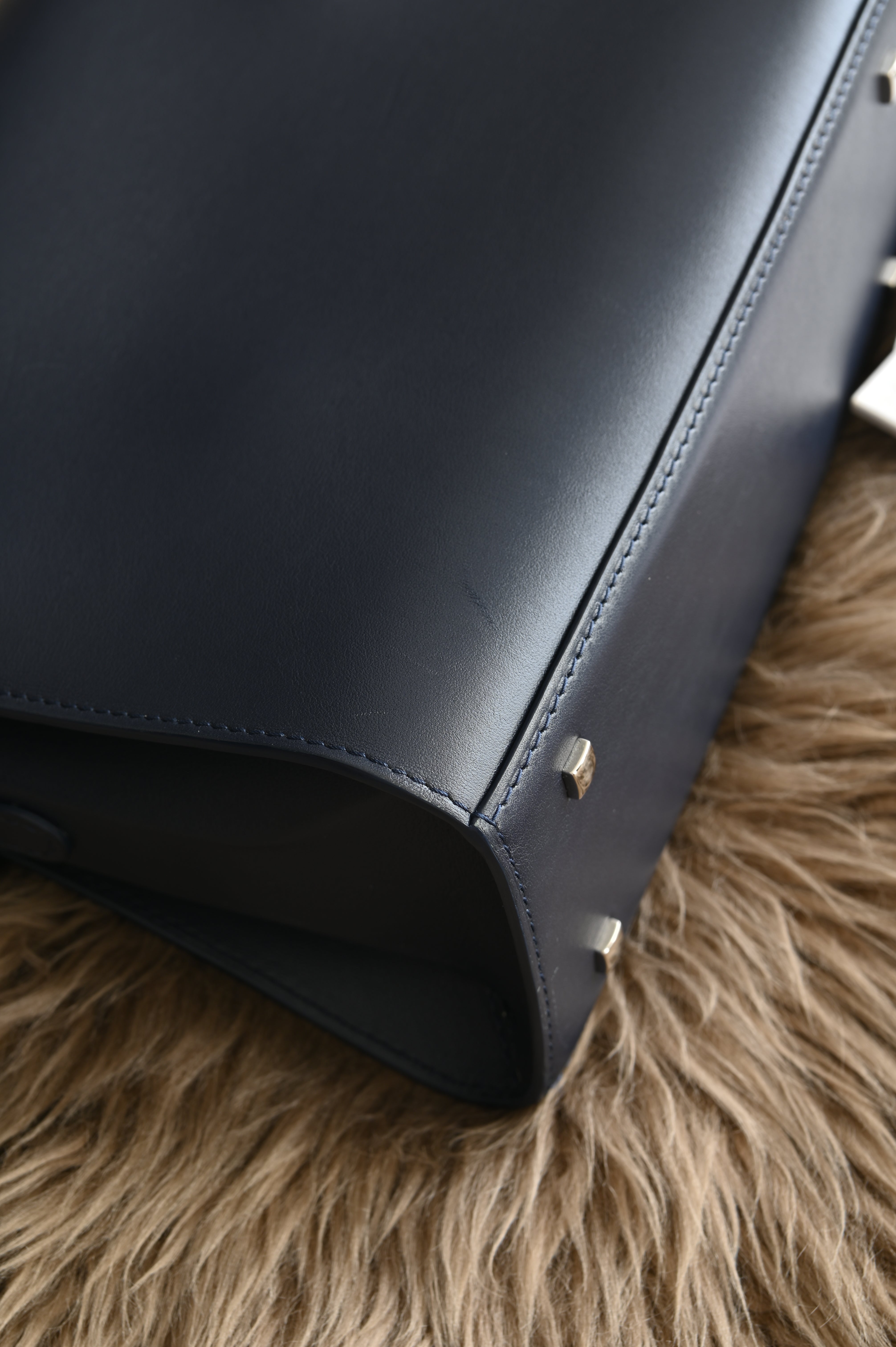 Delvaux Tempête PM Antwerp Blue Top Handle