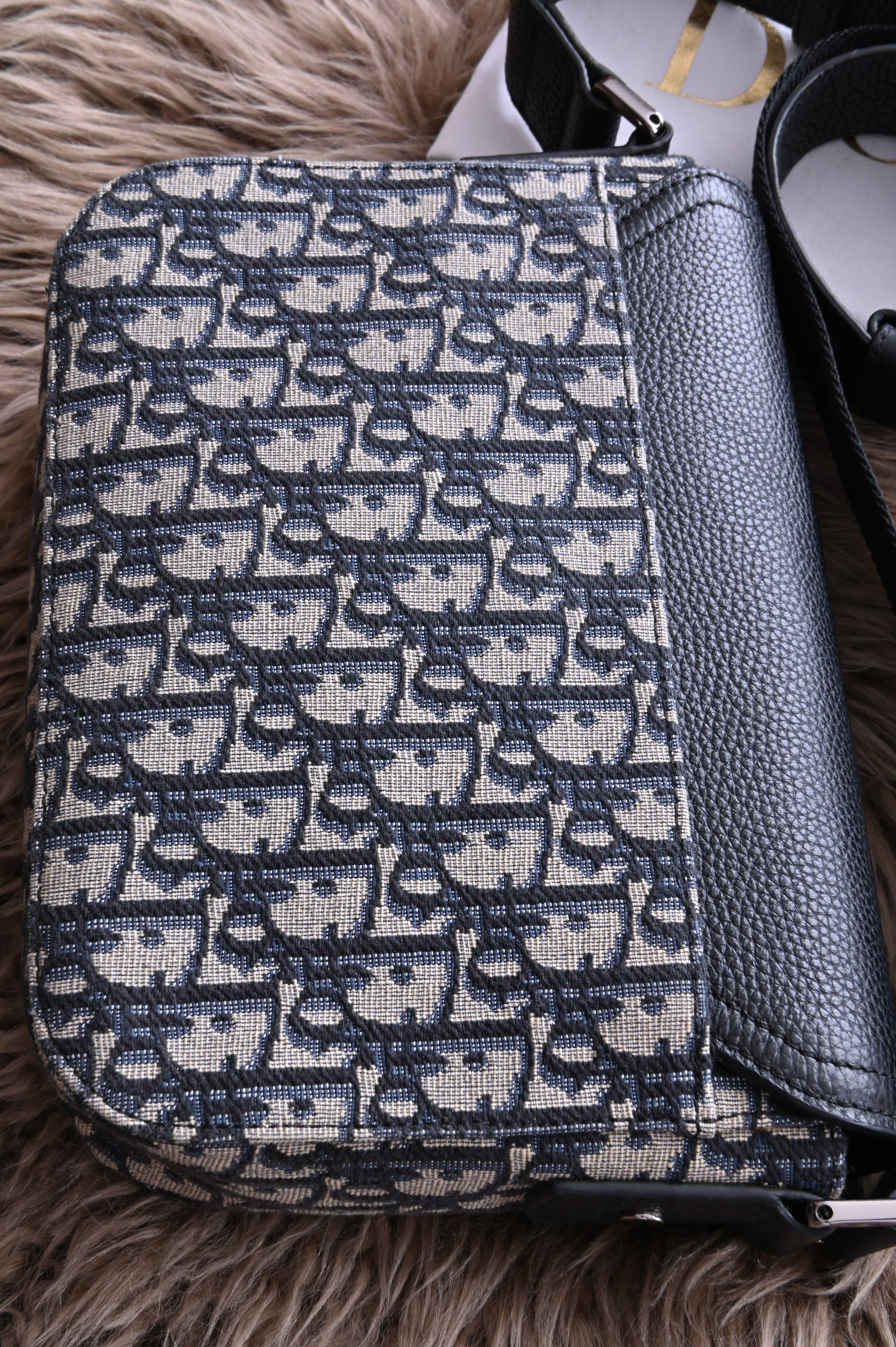 Dior Small Saddle Messenger Bag with Flap