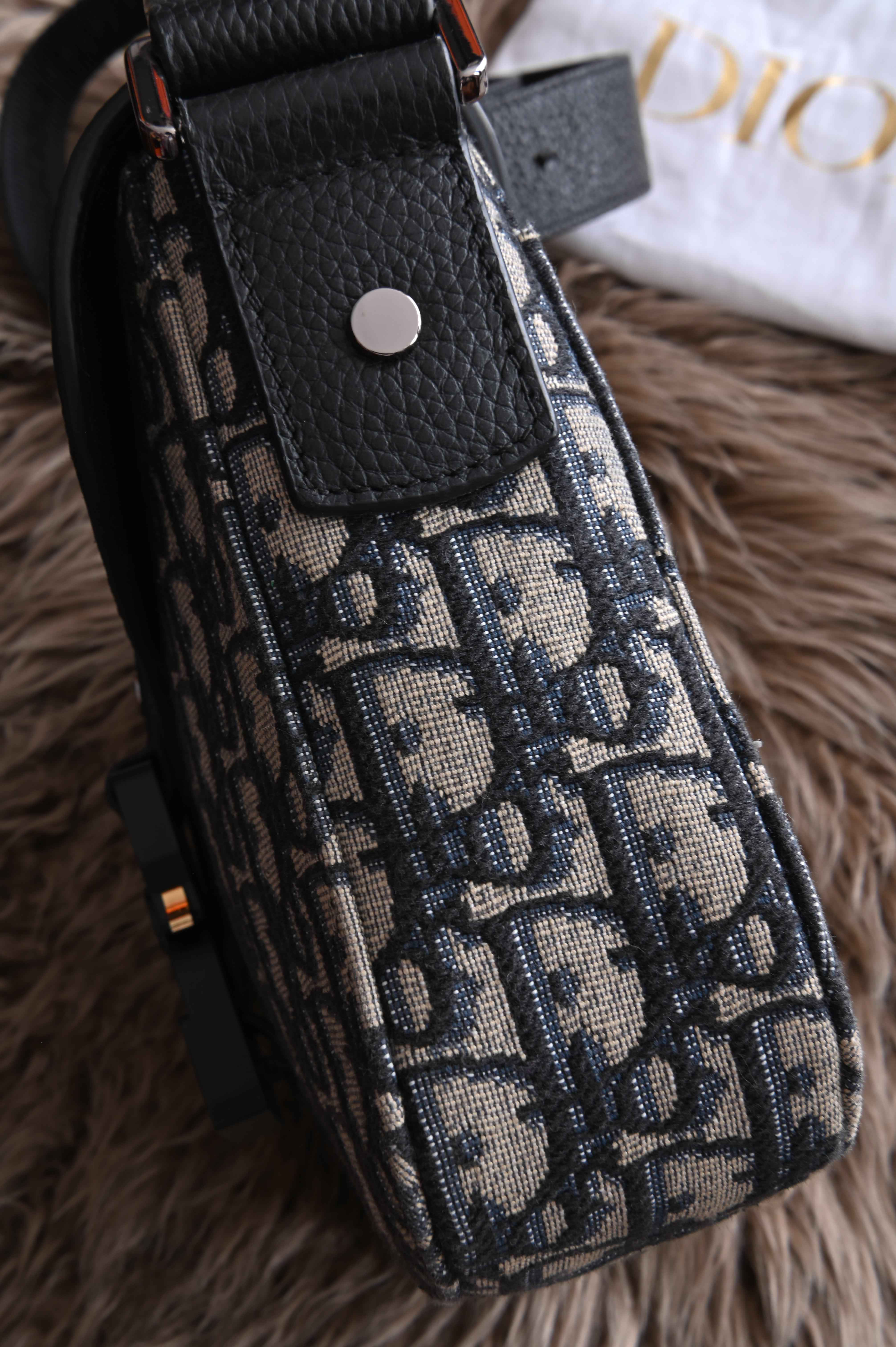 Dior Small Saddle Messenger Bag with Flap