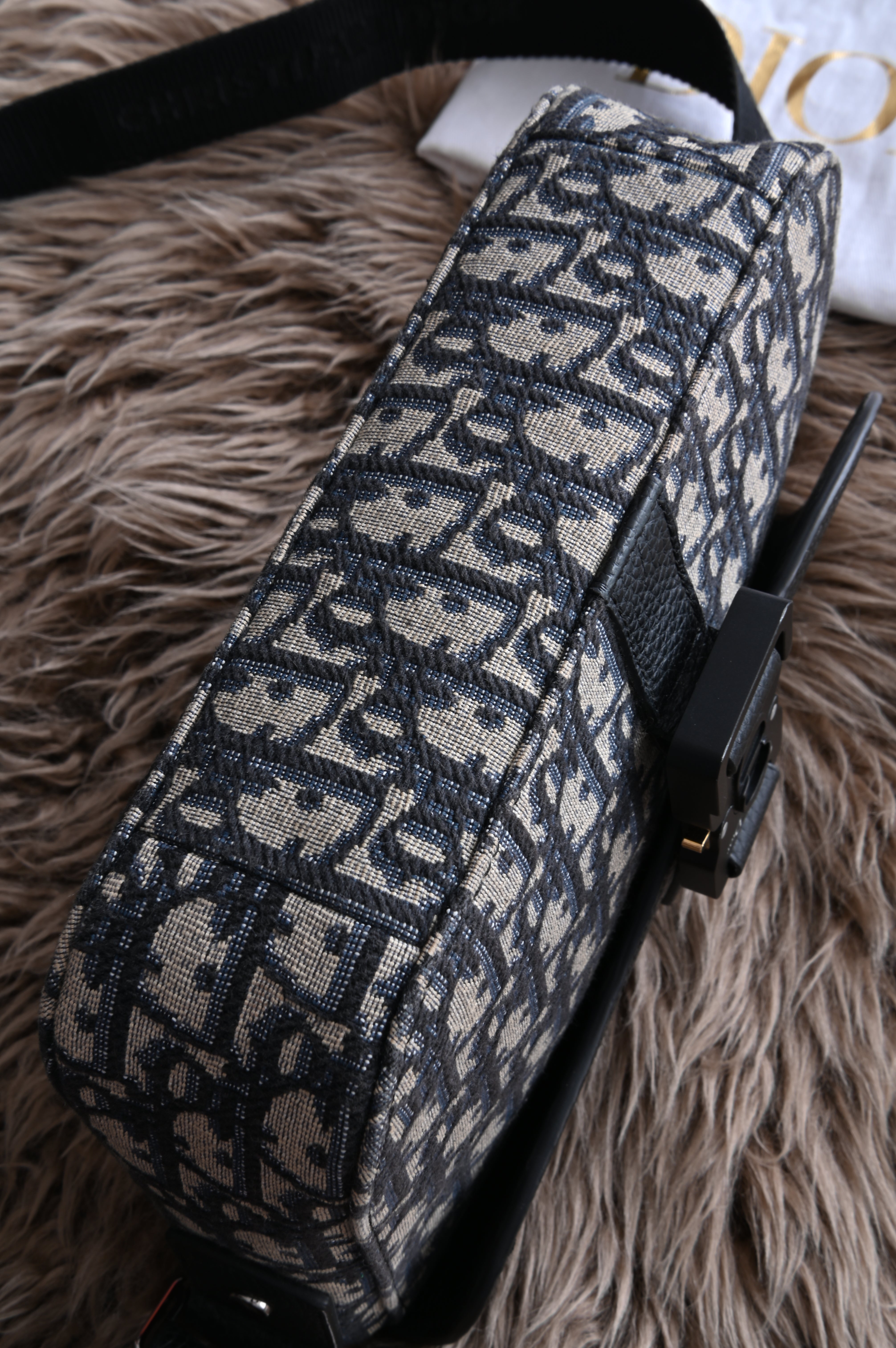 Dior Small Saddle Messenger Bag with Flap