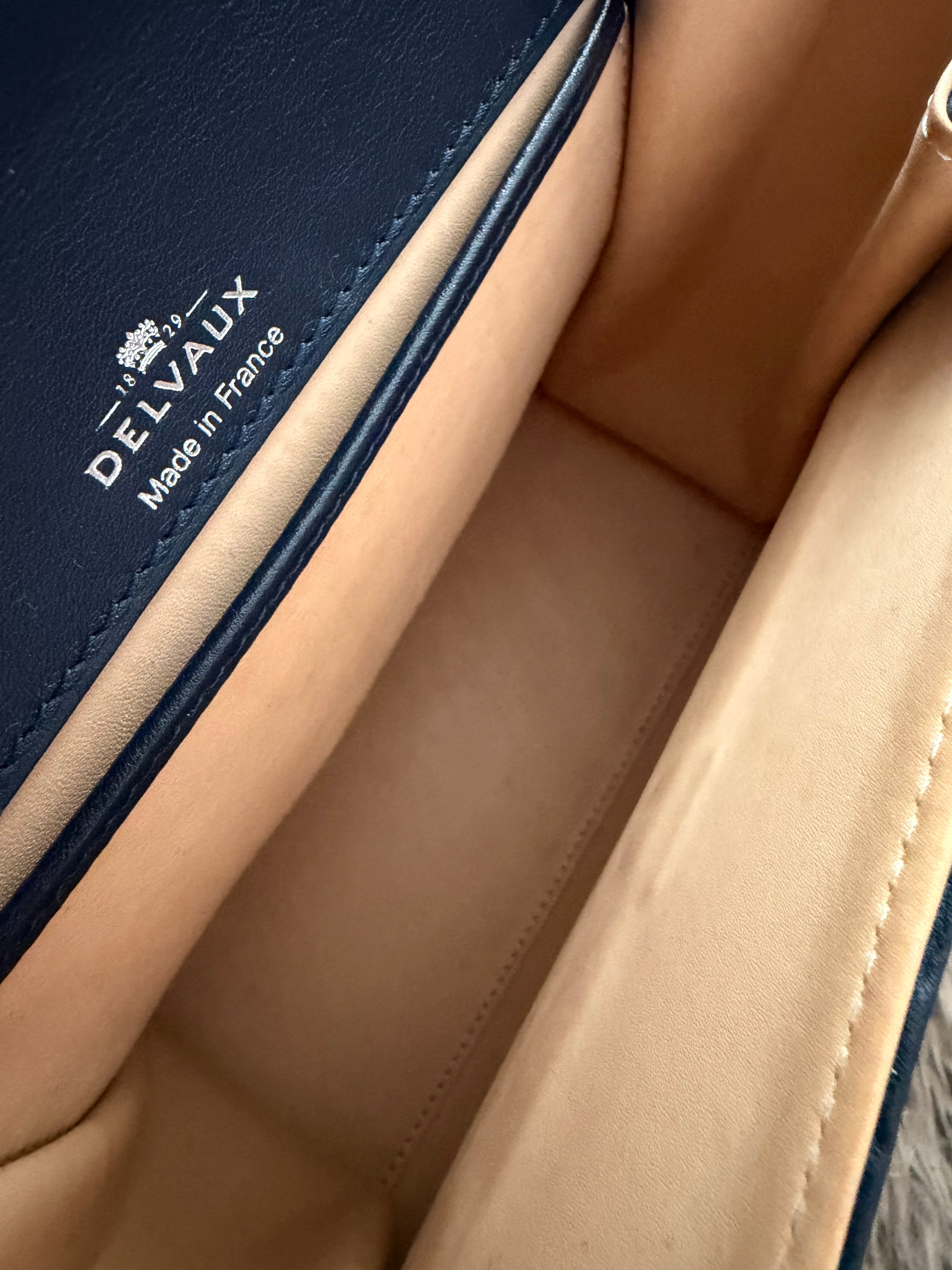 Delvaux Tempête PM Antwerp Blue Top Handle