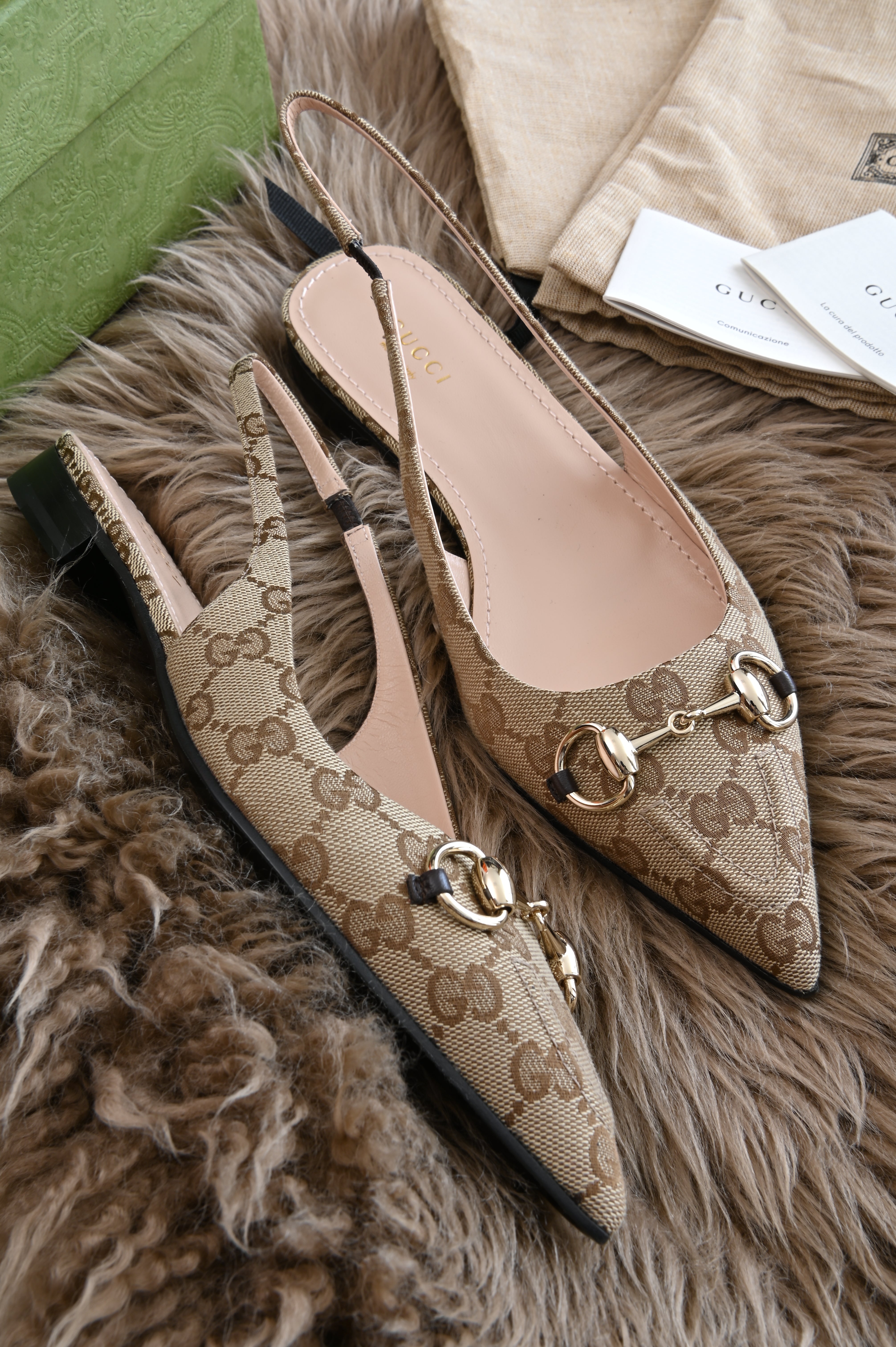 Gucci GG monogram Slingback