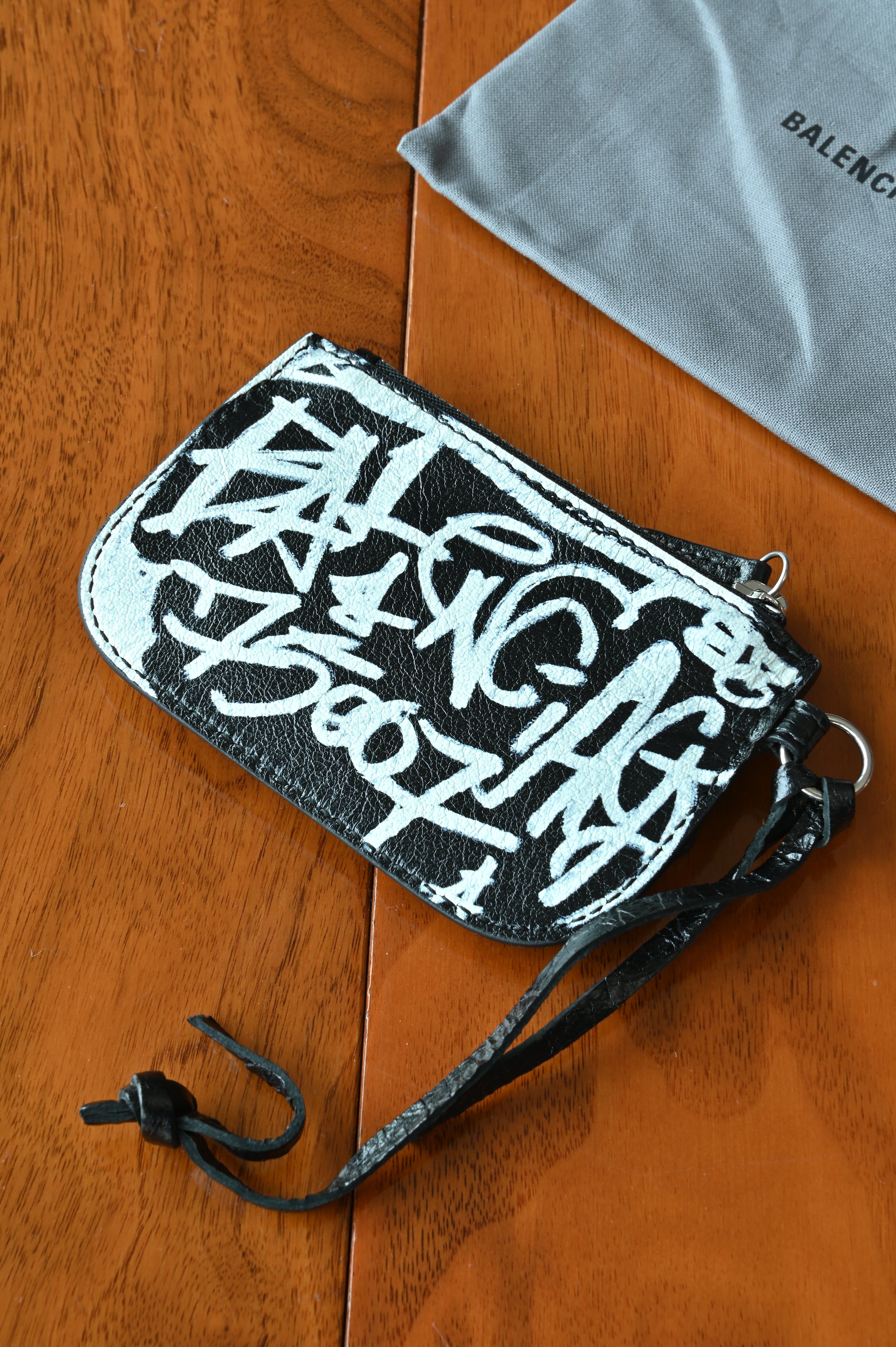 Balenciaga Le Cagole Graffiti Coin Purse back