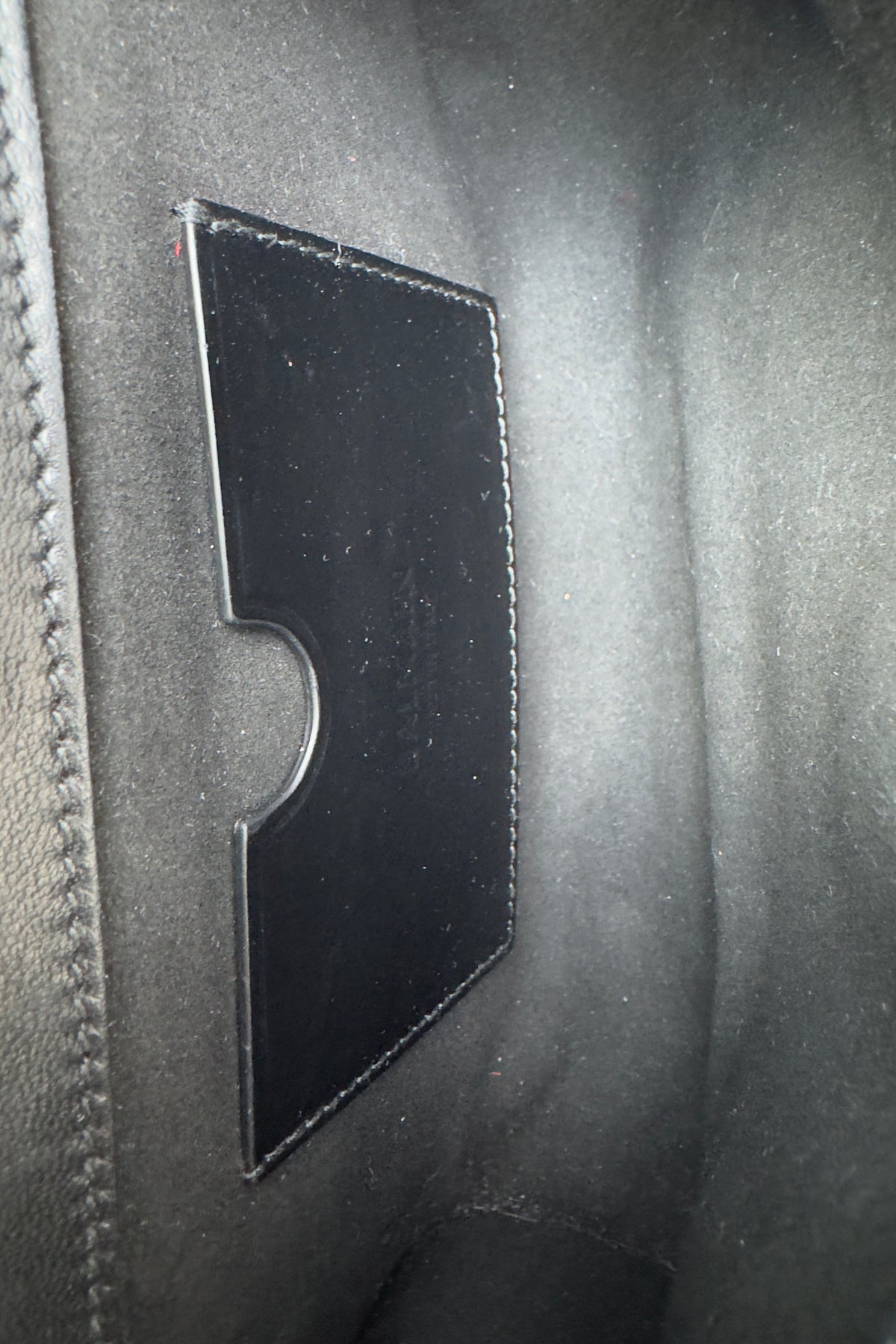 Balmain B Buzz Black White Shoulder Bag inside