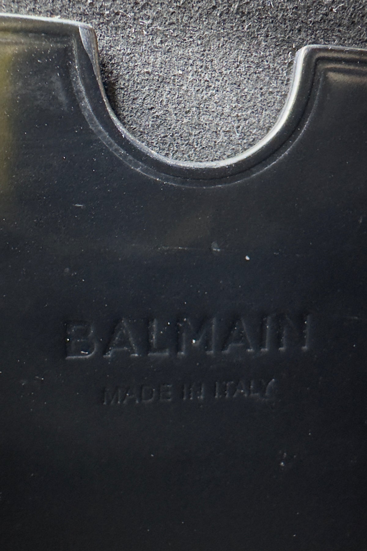 Balmain B Buzz Black White Shoulder Bag logo