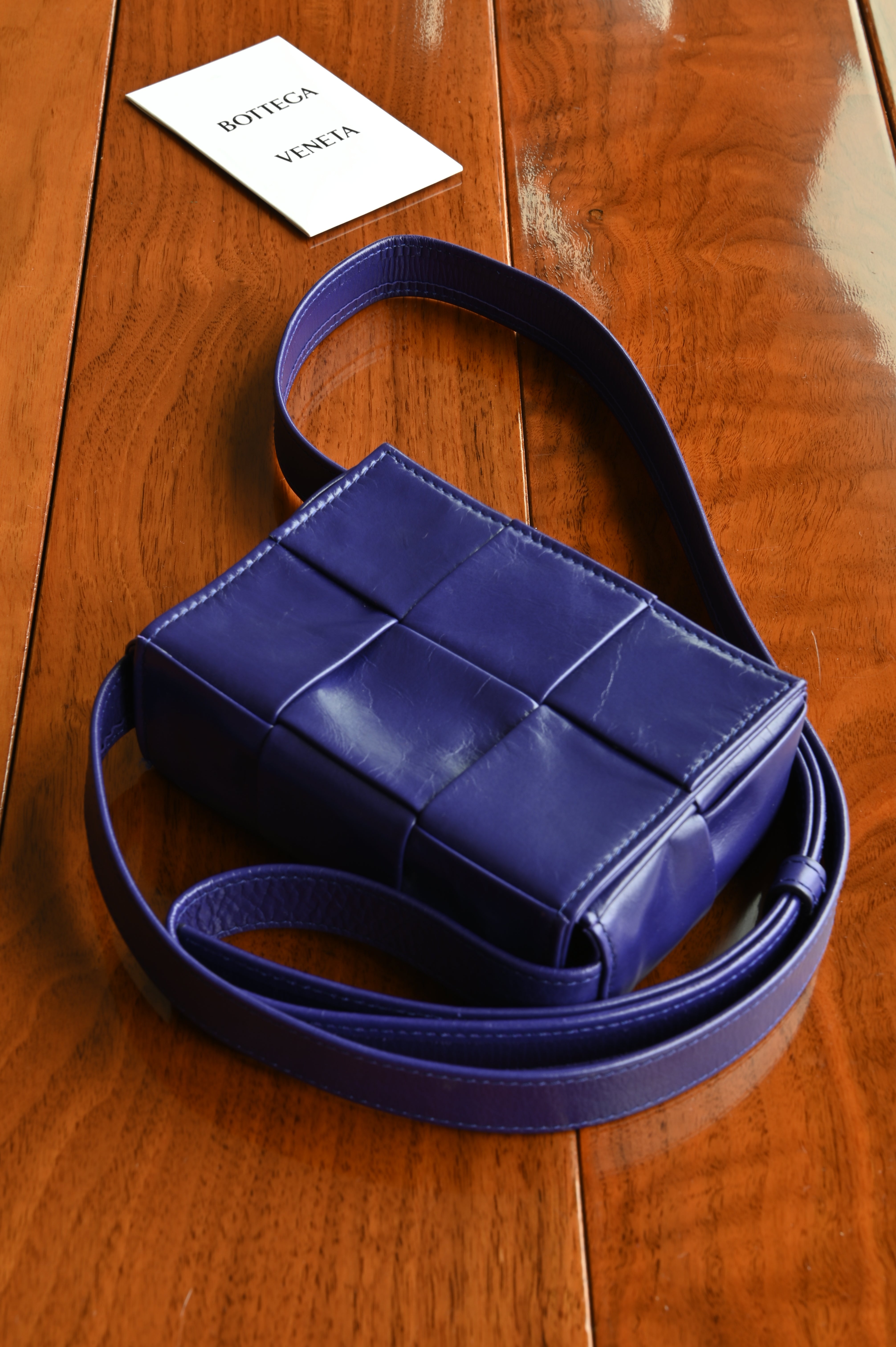 Bottega Veneta Cassette Mini Crossbody Bag front