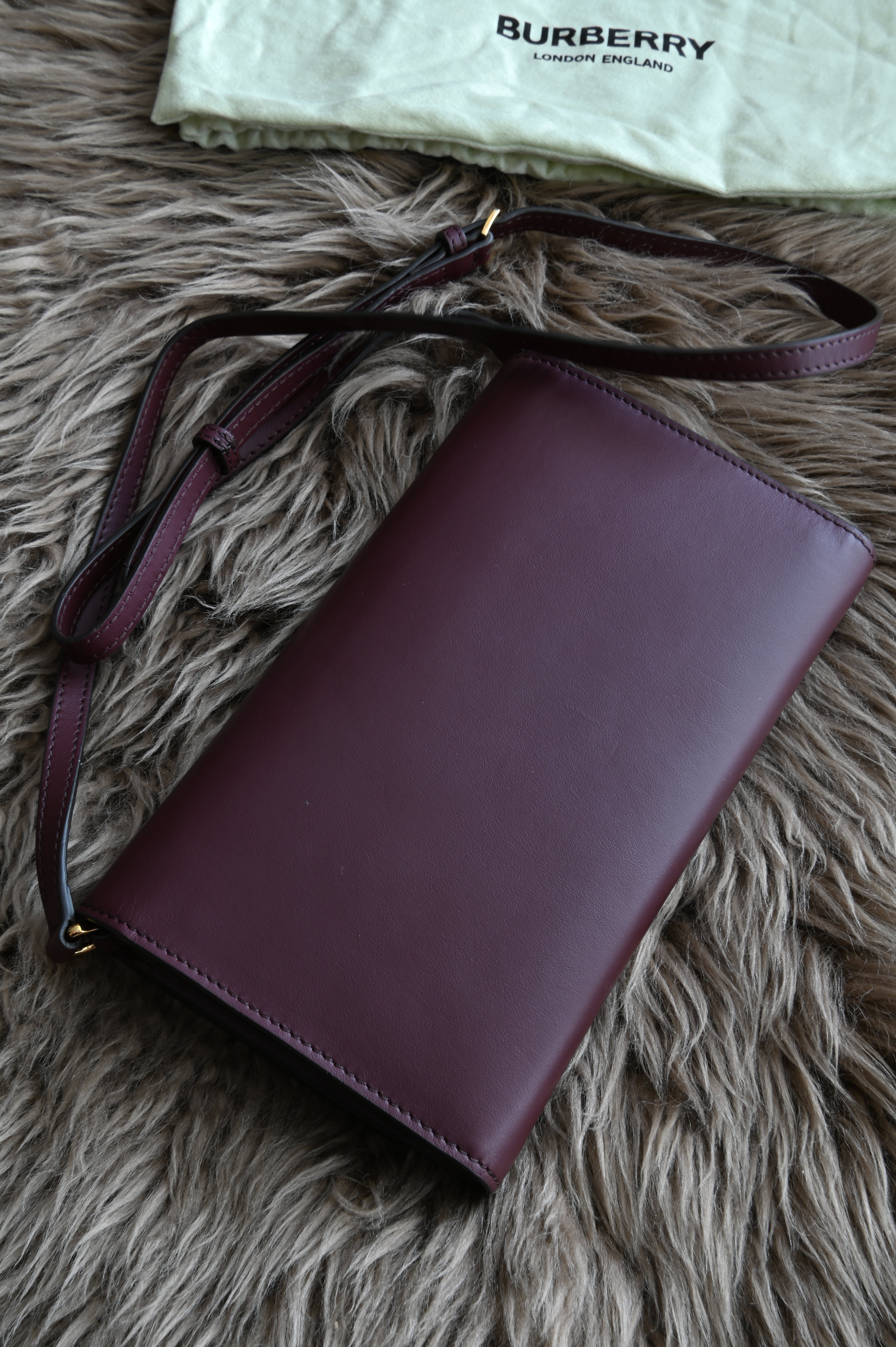 Burberry Hazelmere Wallet on Strap back