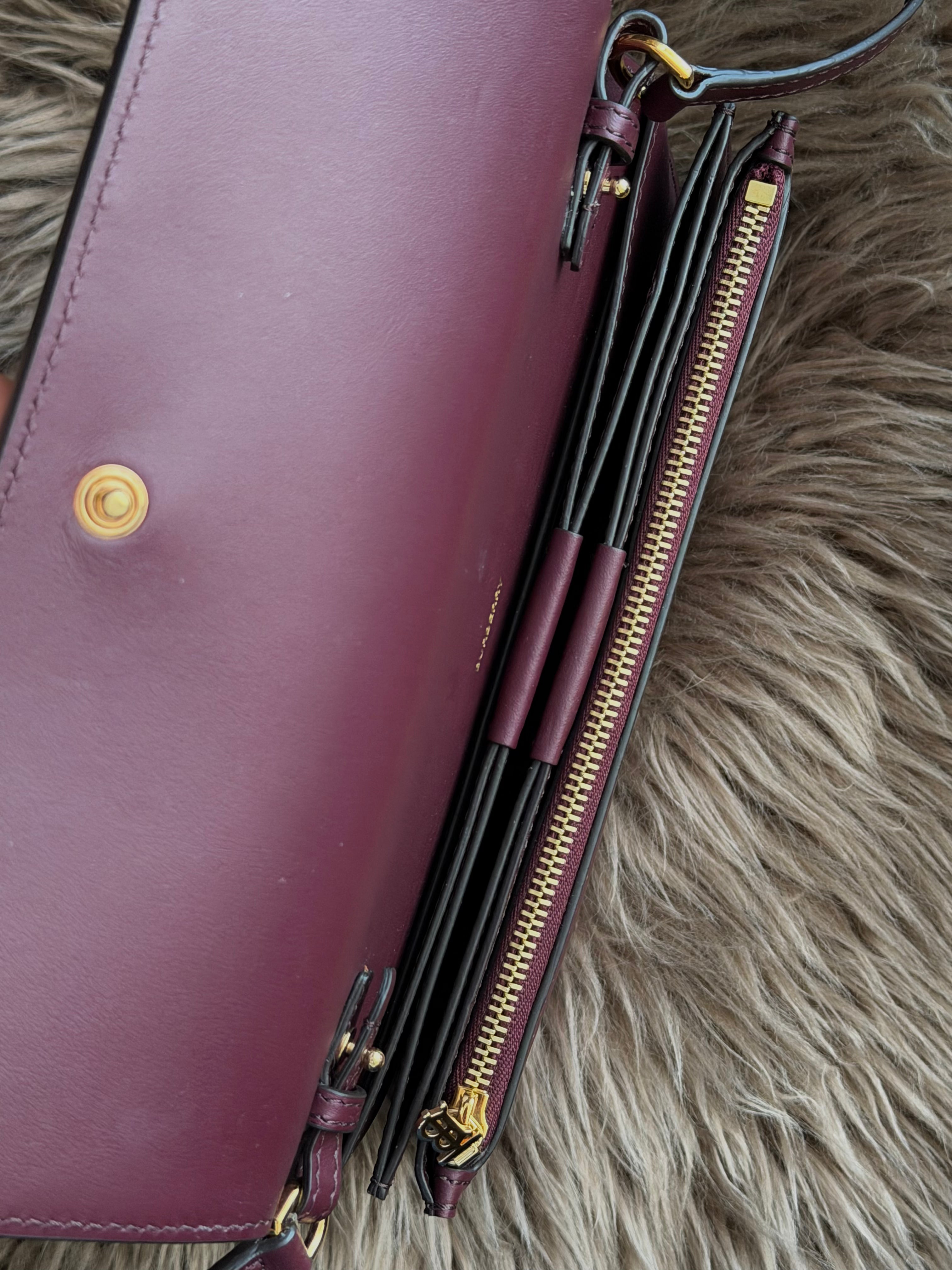 Burberry Hazelmere Wallet on Strap open two